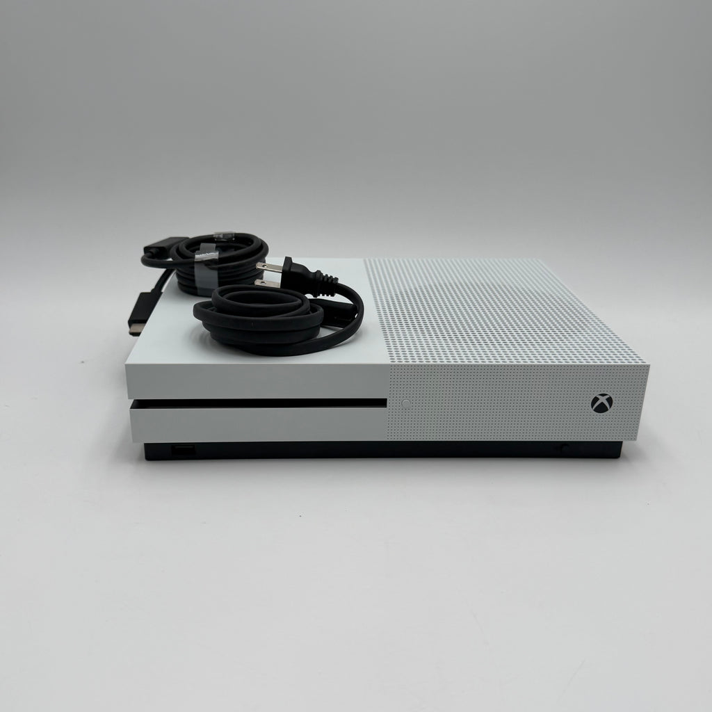 Microsoft Xbox One S 500GB Console - White With Cables
