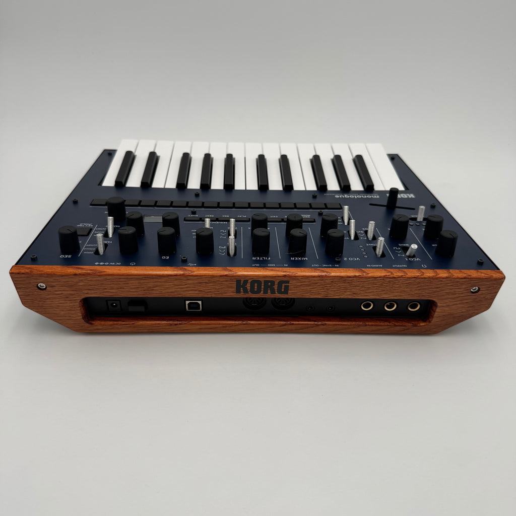 Korg Monologue Monophonic 25 Key 16 Step Sequencer Midi Analog Synthesizer Blue Tested Works