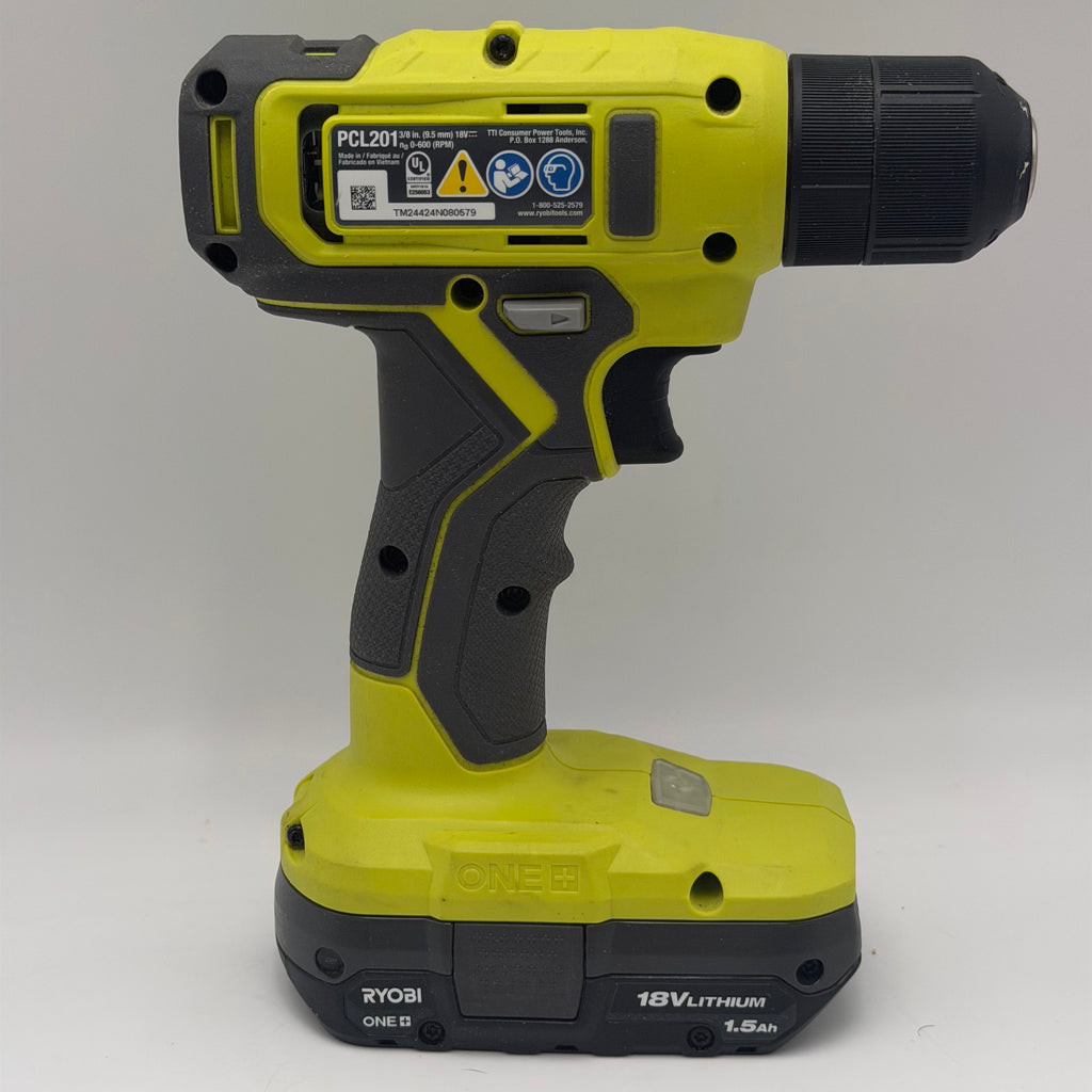 Ryobi PCL201 Drill Power Tool Green Used - A