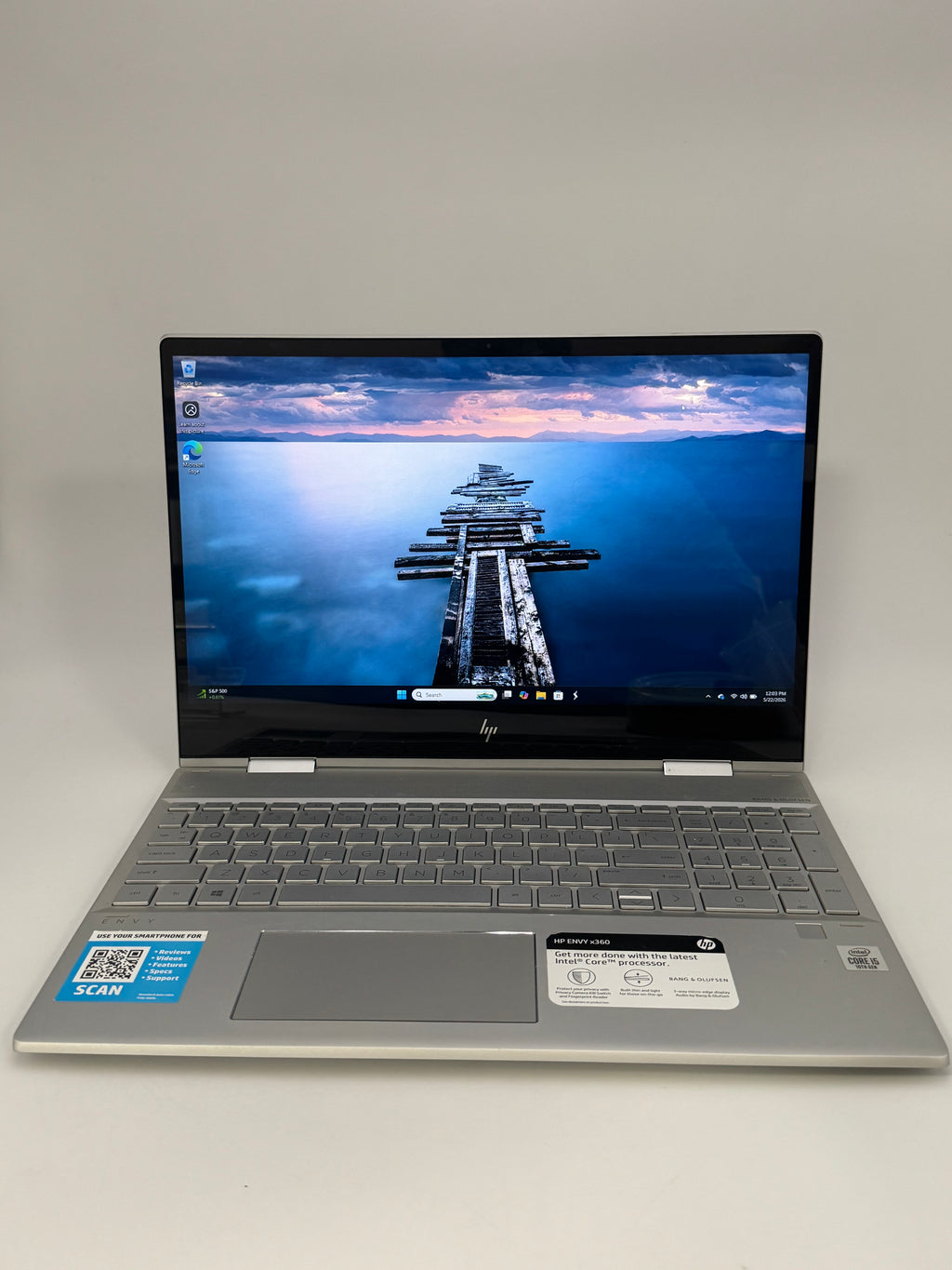 HP Envy X360 15M-DR1011DX 15.6" I5-10210U 1.6GHz 8GB RAM 256GB SSD