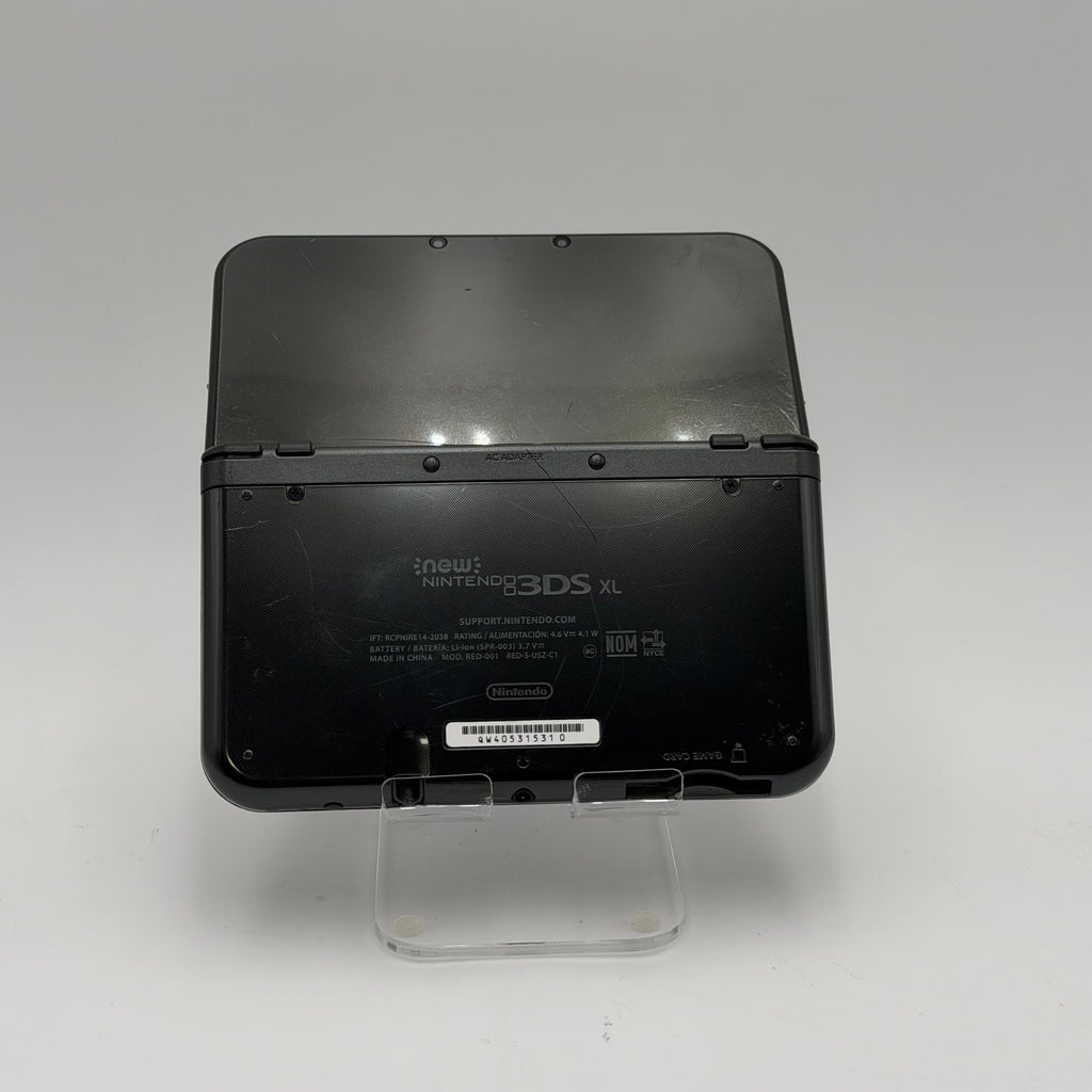 New Nintendo 3DS XL Black RED-001 - For Parts / Repairs