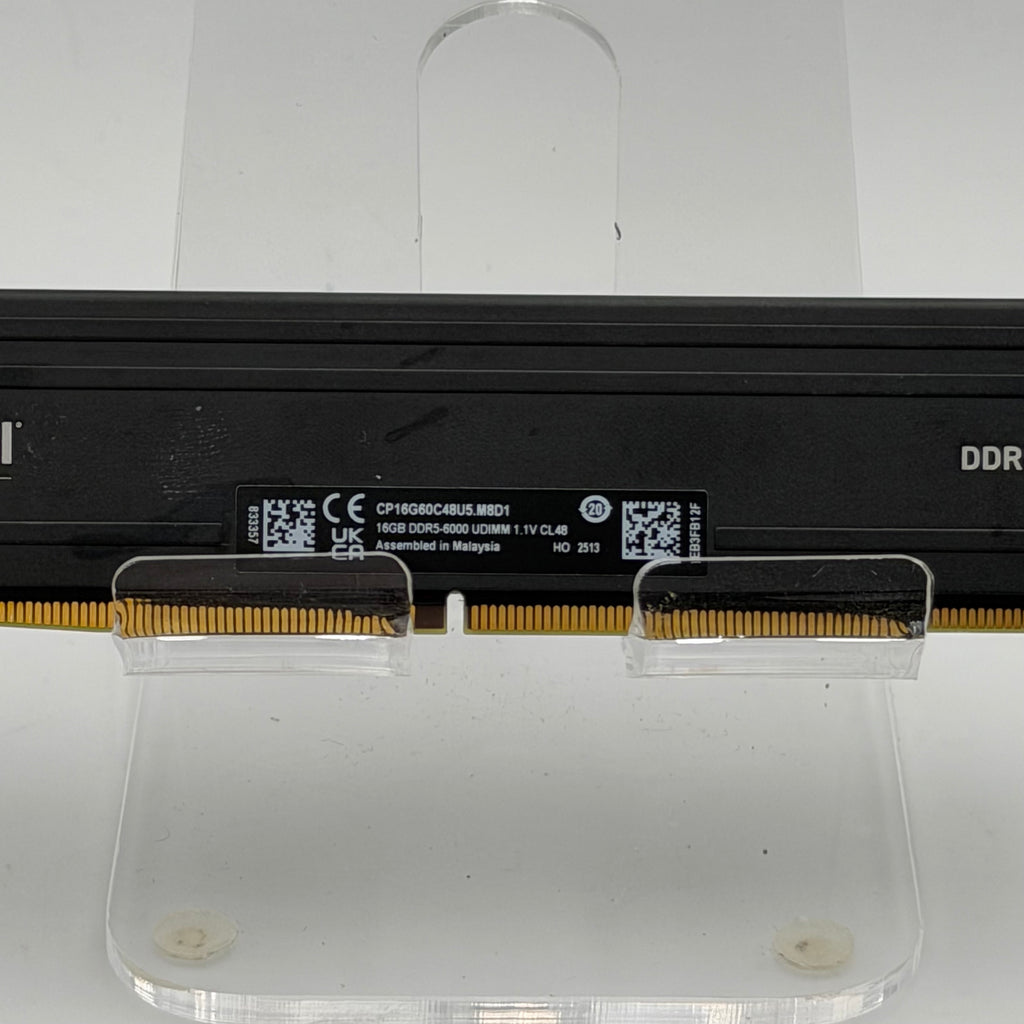 Crucial DDR5 Pro 16GB DDR5-6000 CP16G60C48U5 Black Used - B