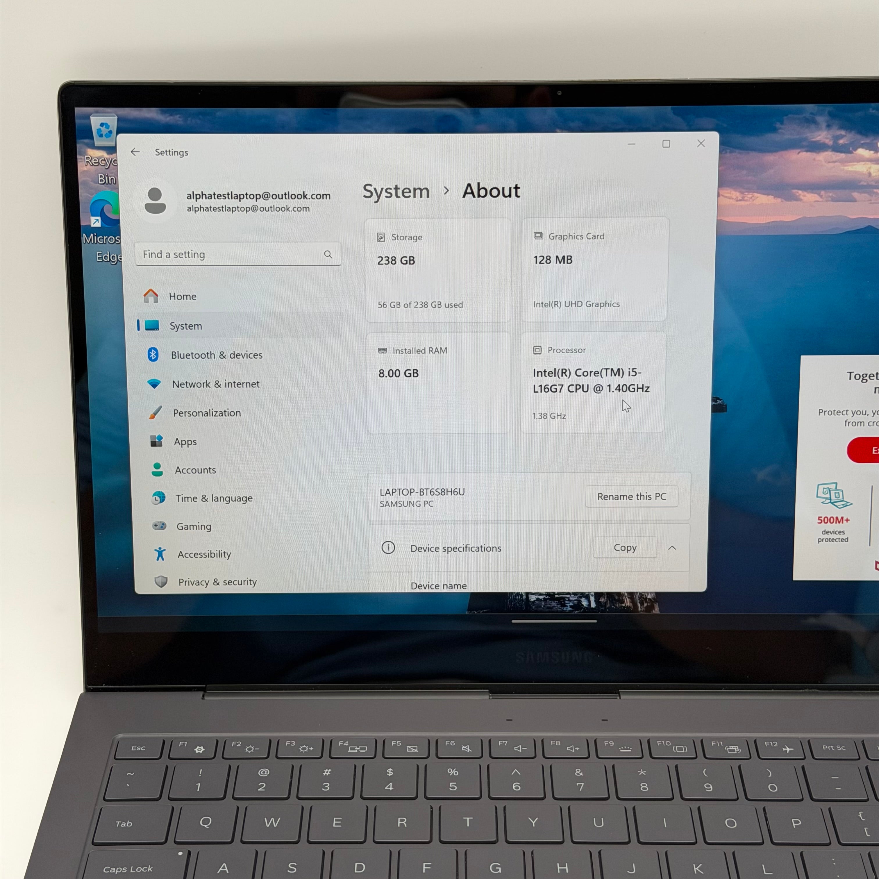 Samsung Galaxy Book S i5