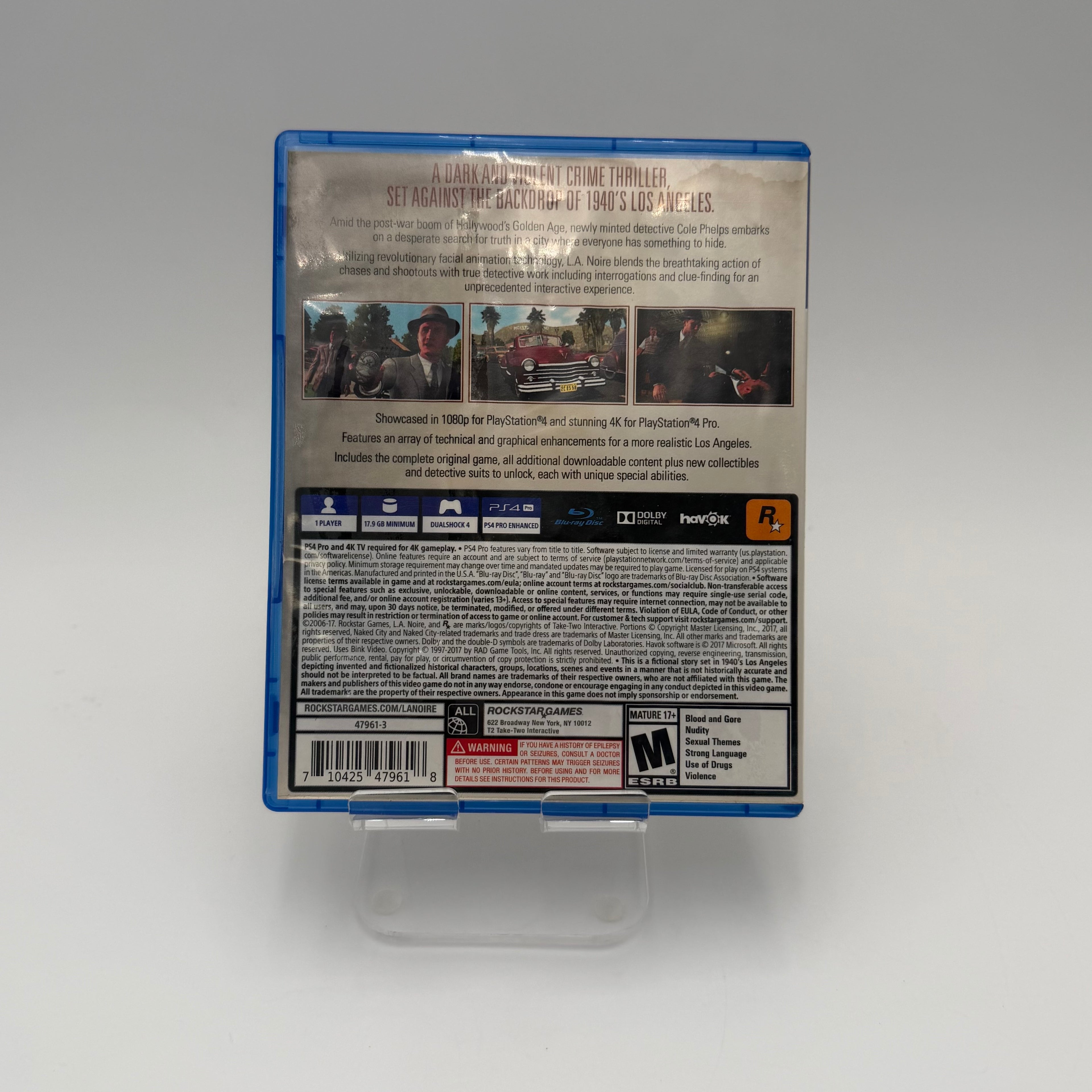 L.A. Noire (Sony PlayStation 4, 2017)