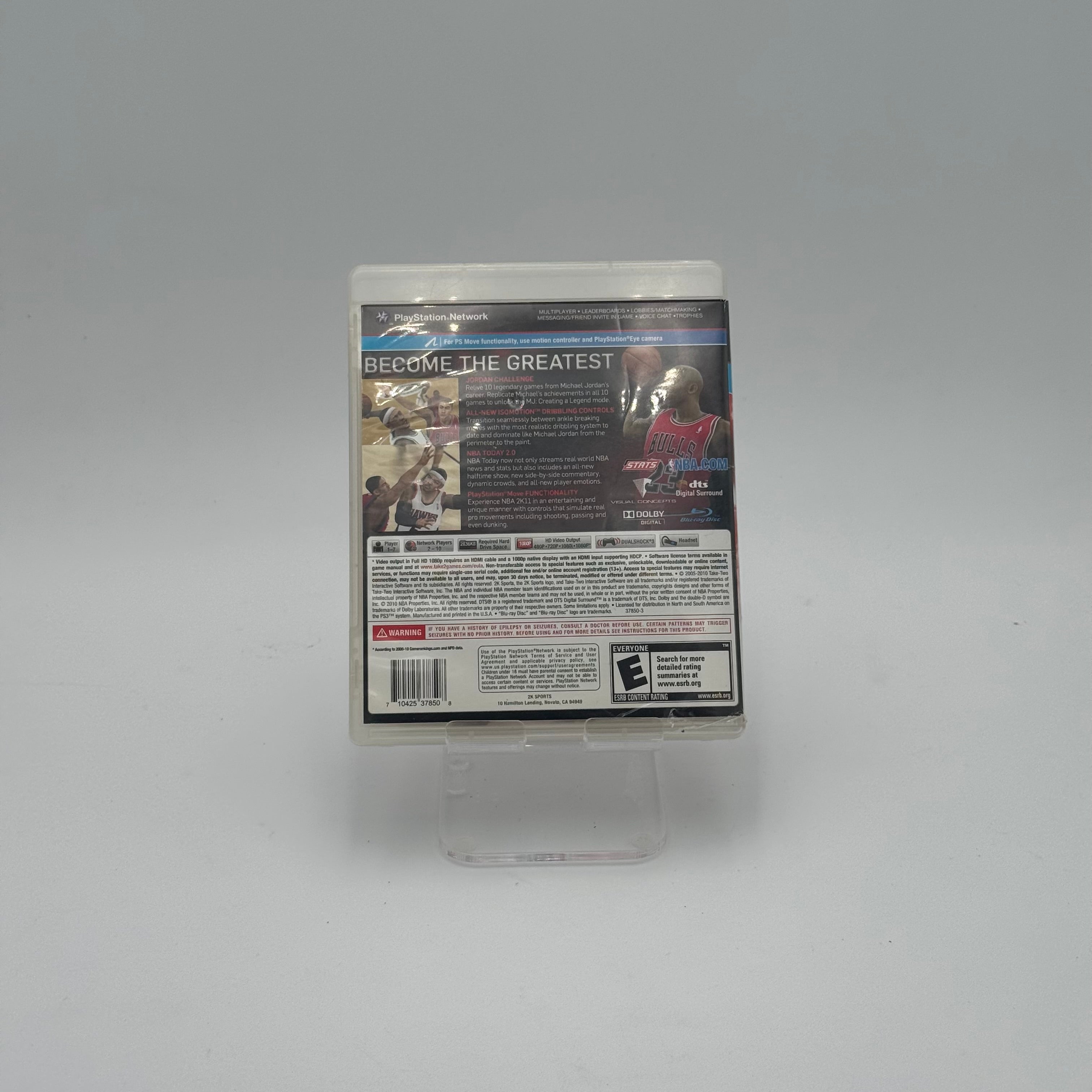 NBA 2K11 Video Game, PS3, Pre-Owned