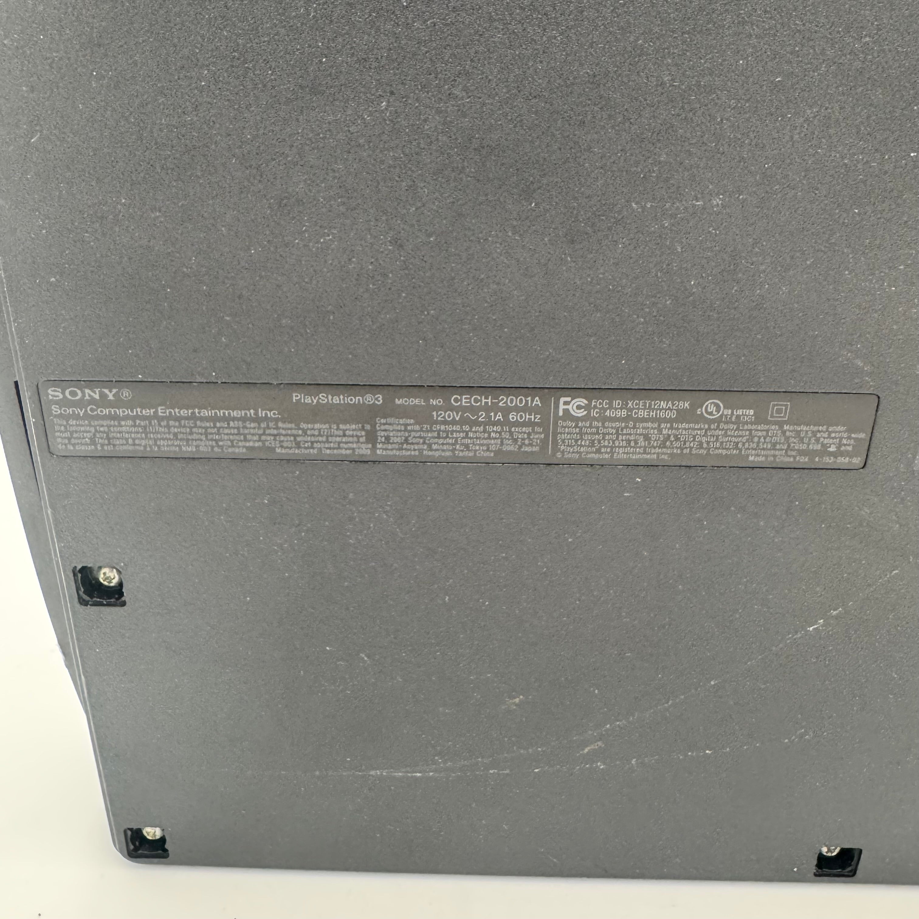 Sony PlayStation 3 CECH-2001A 120GB Black Video Game Console