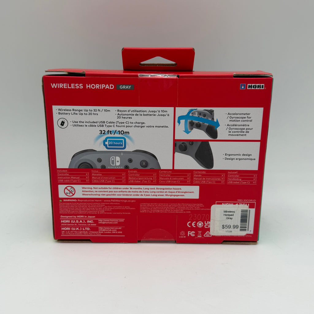 Nintendo Switch Hori D-Pad Controller Left Black New In Box