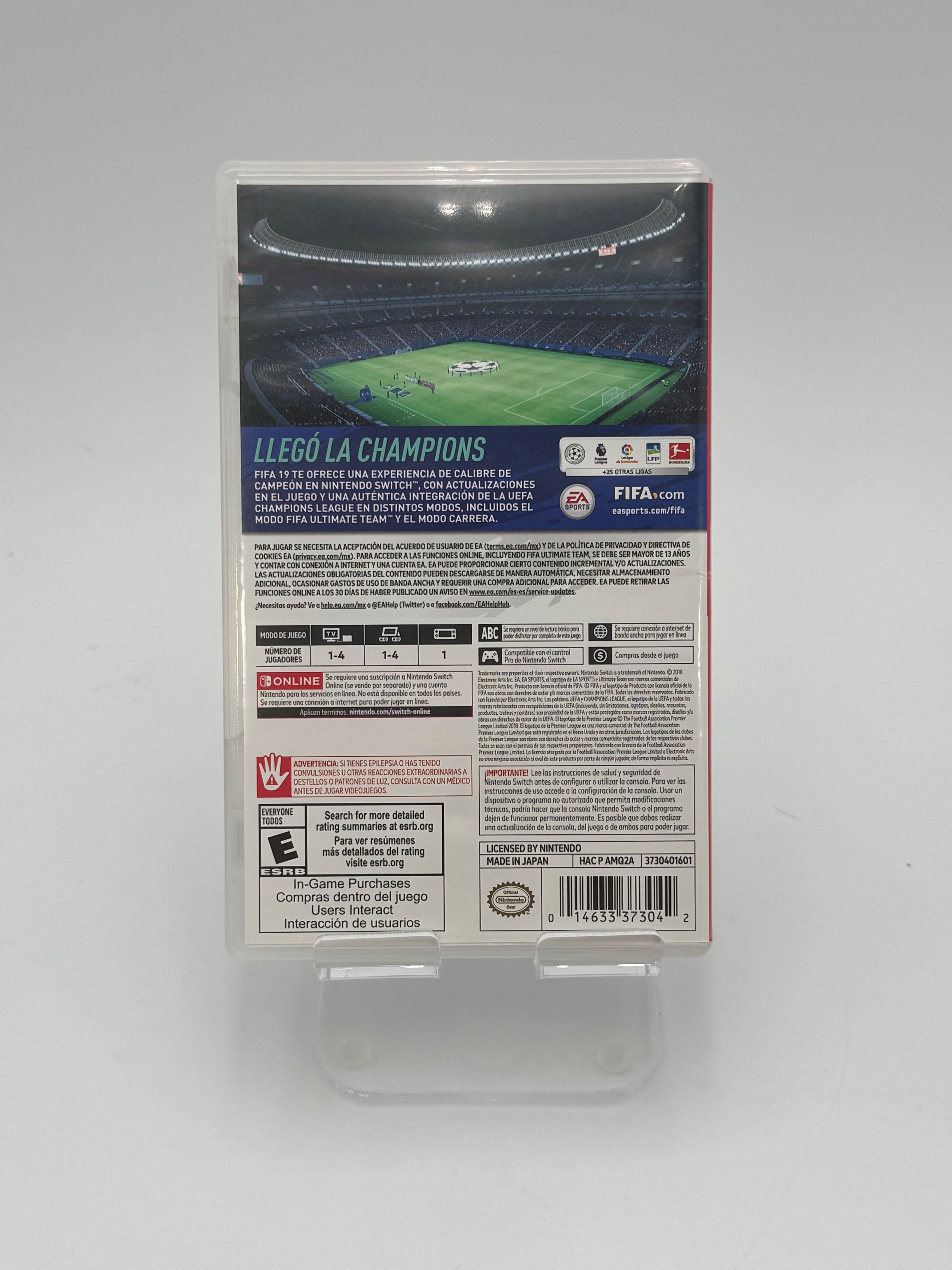 FIFA 19 Nintendo Switch - Used Physical Game w/Case