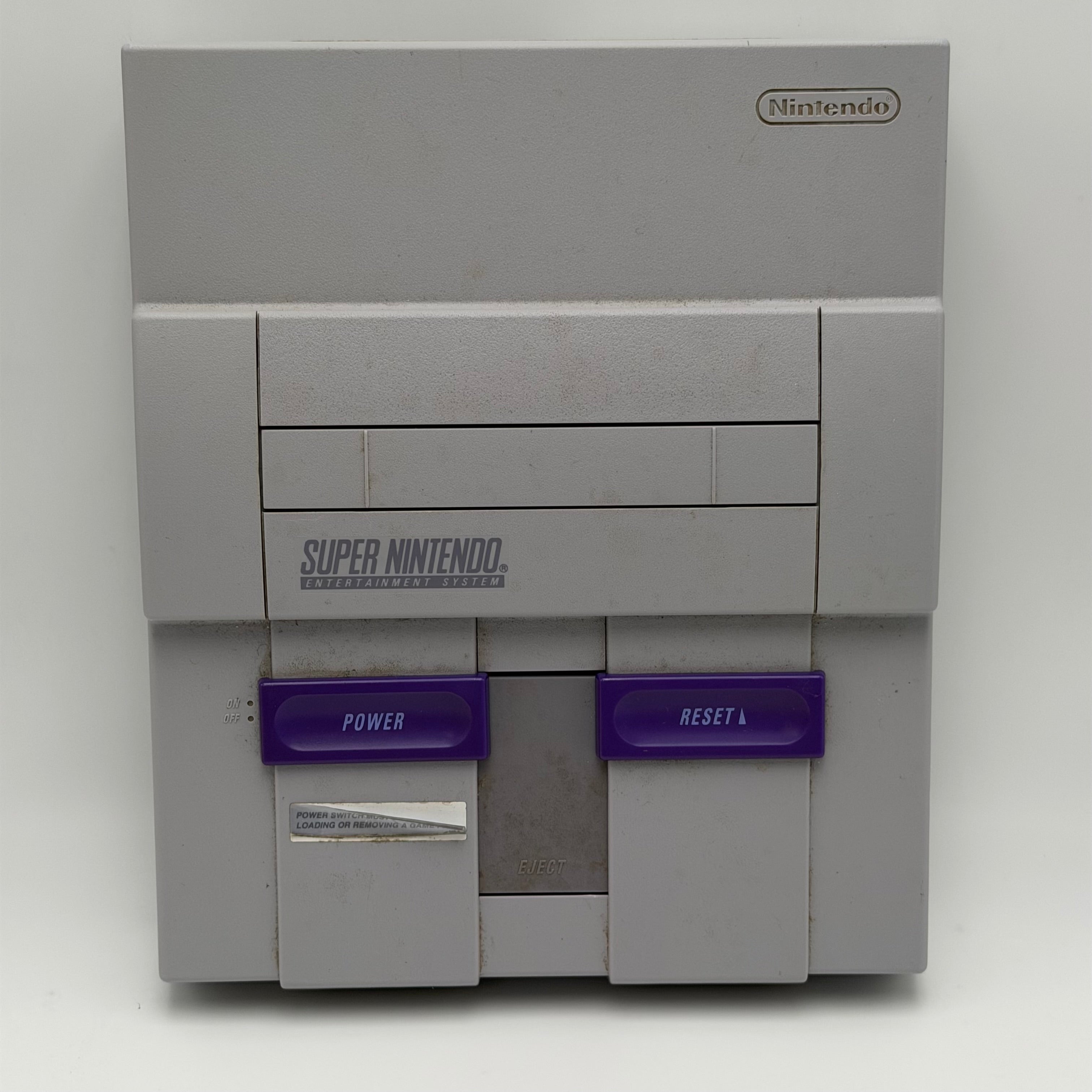 Untested Nintendo Super NES SNS-001 1991 Gray Video Game System