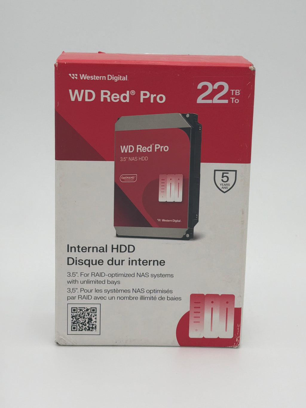 Western Digital WD 22TB Red Pro Internal HDD