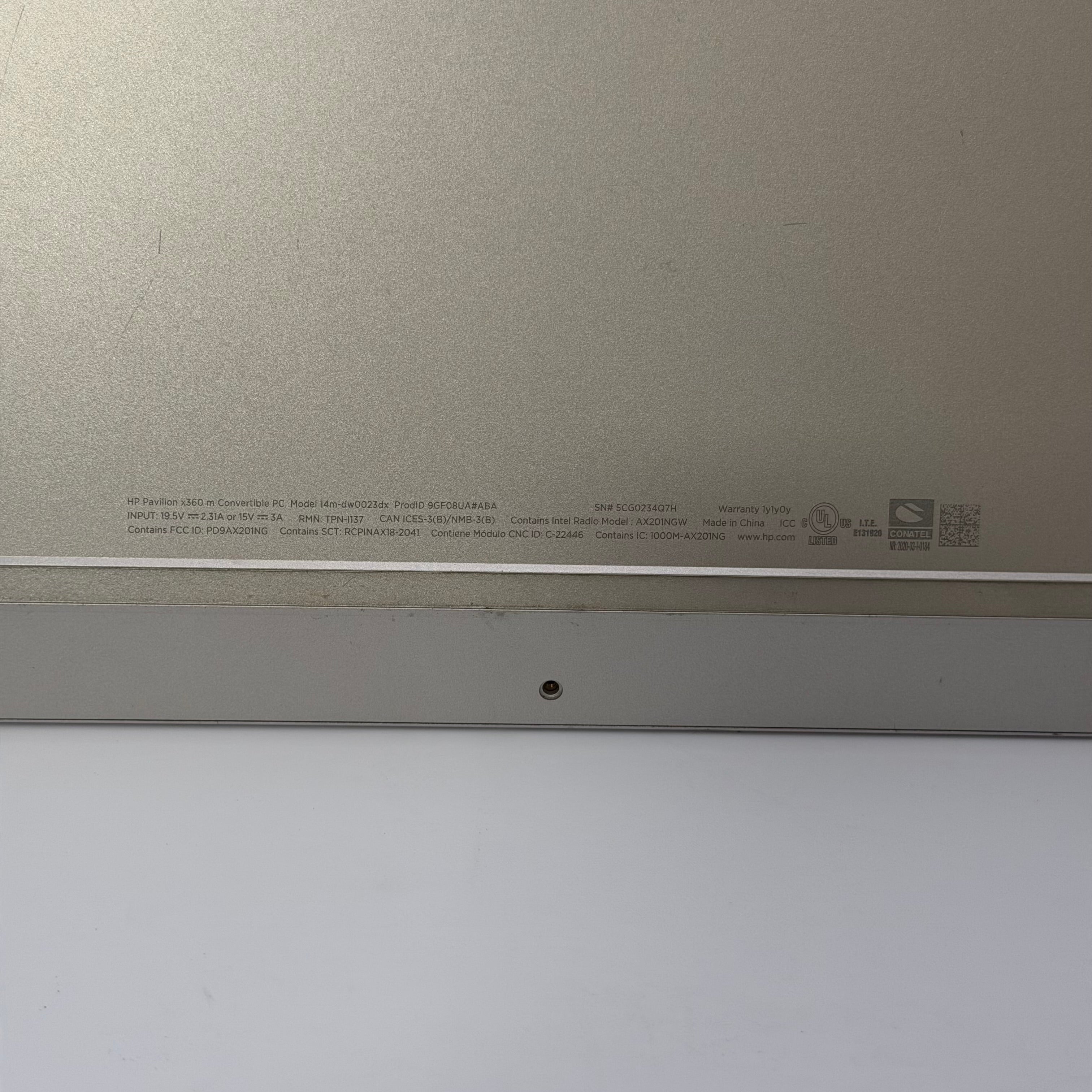 HP Pavilion x360 14m-dw0023x - For parts with charger