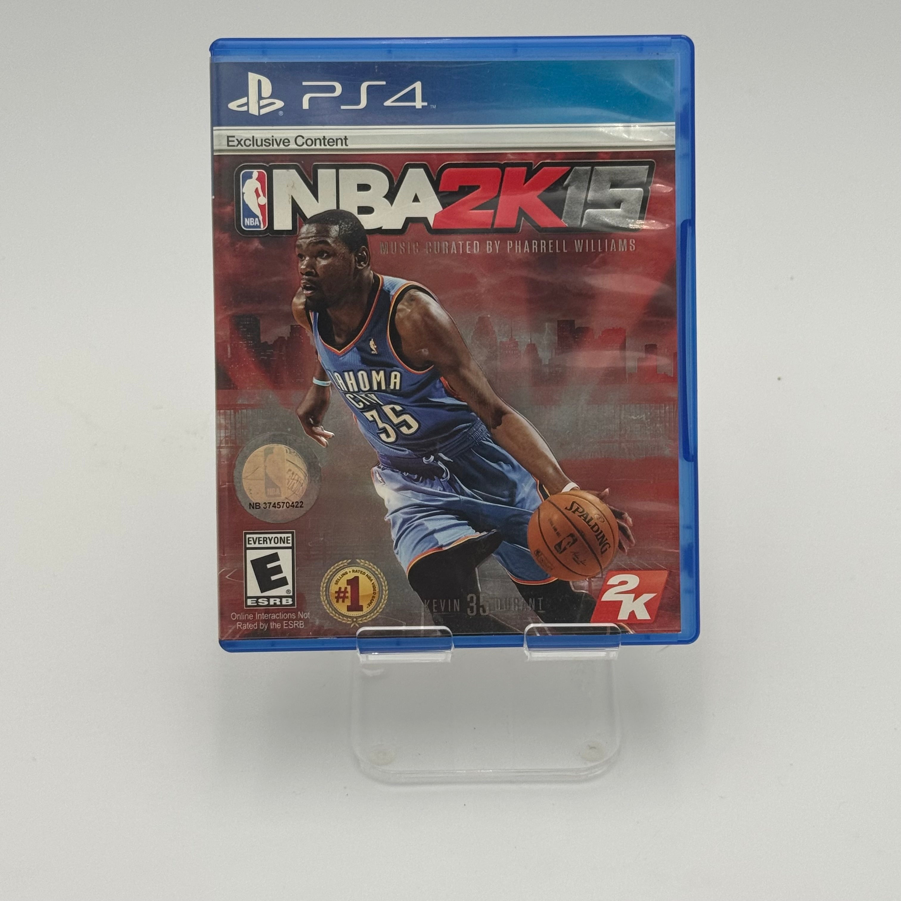 PlayStation 4 NBA 2K15 Video Game w/Case & Manual