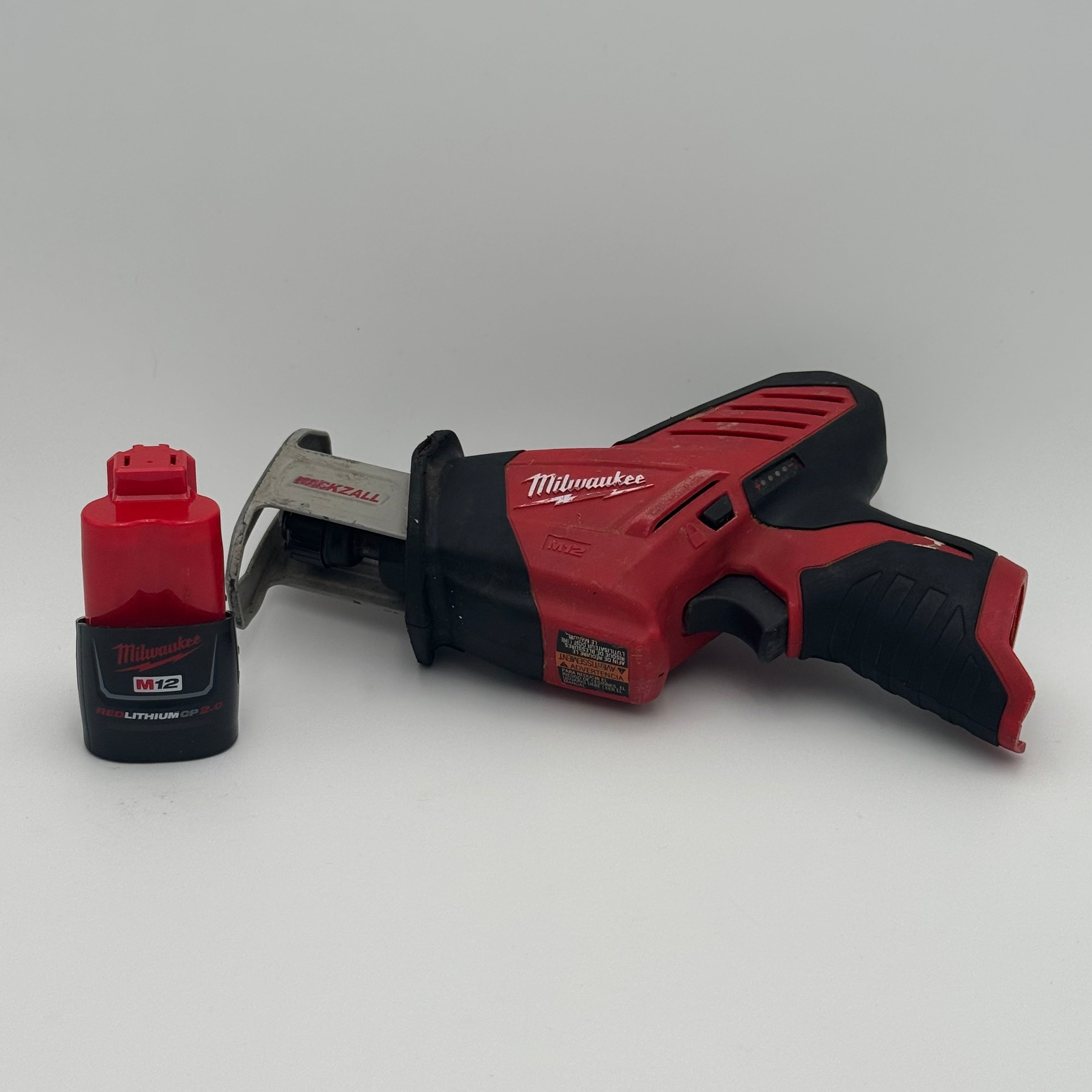 Milwaukee Hackzall Reciprocating Saw w/ battery - Red