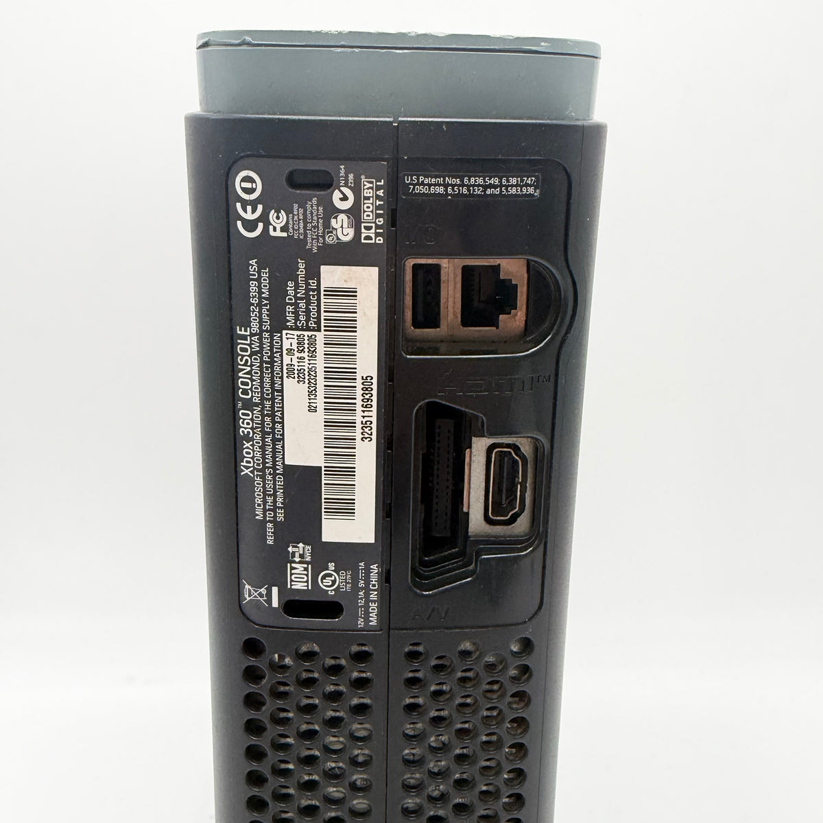 Microsoft Xbox 360 (2005) Console with Controller + cables