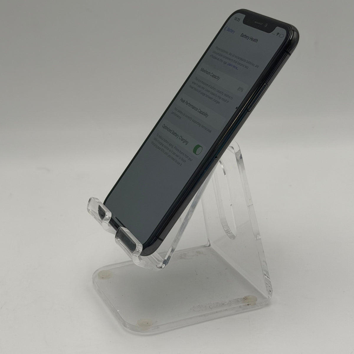 Broken Unlocked Apple iPhone XS 64GB  Black 81% BH - Bad Face ID