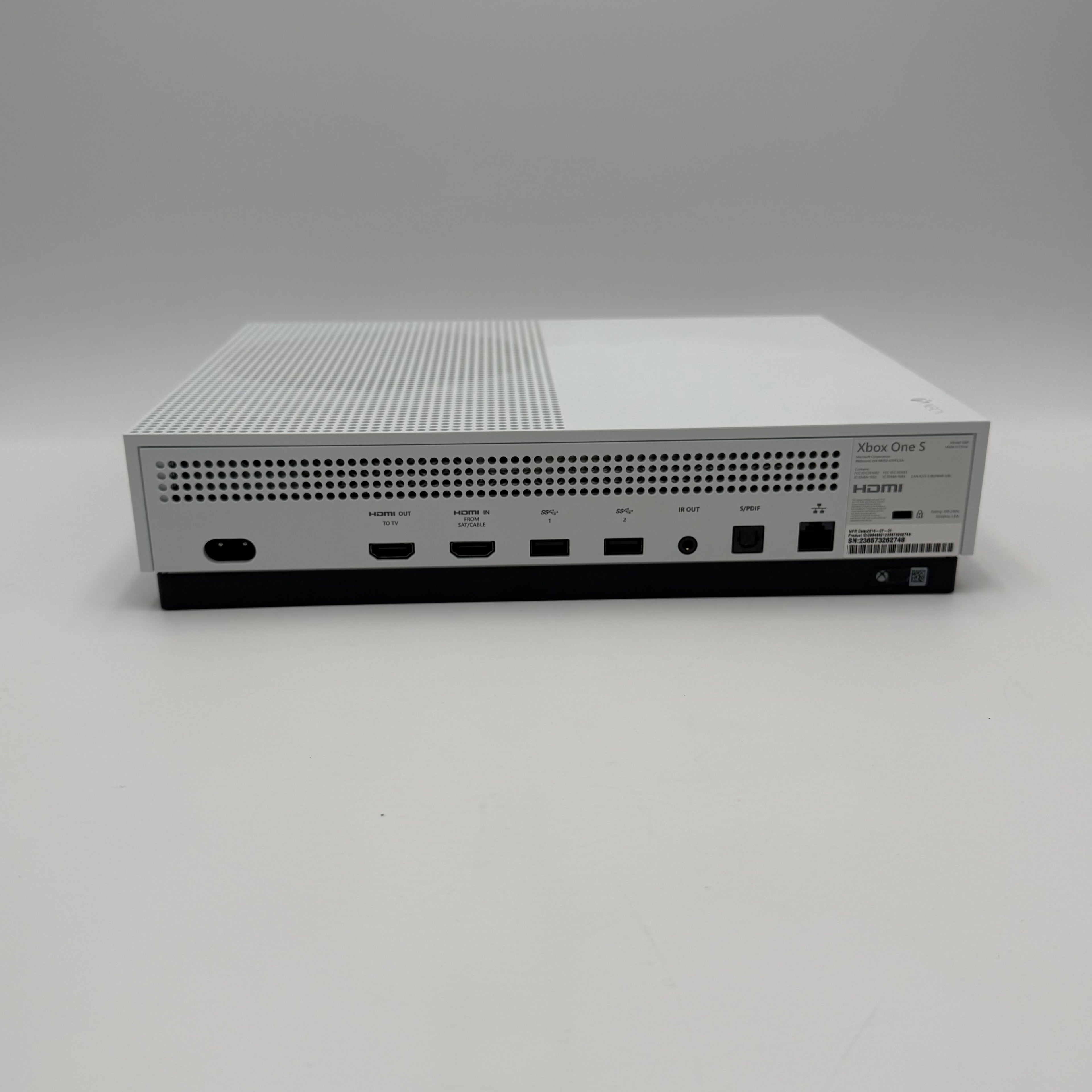 Microsoft Xbox One S 500GB Console - White With Cables