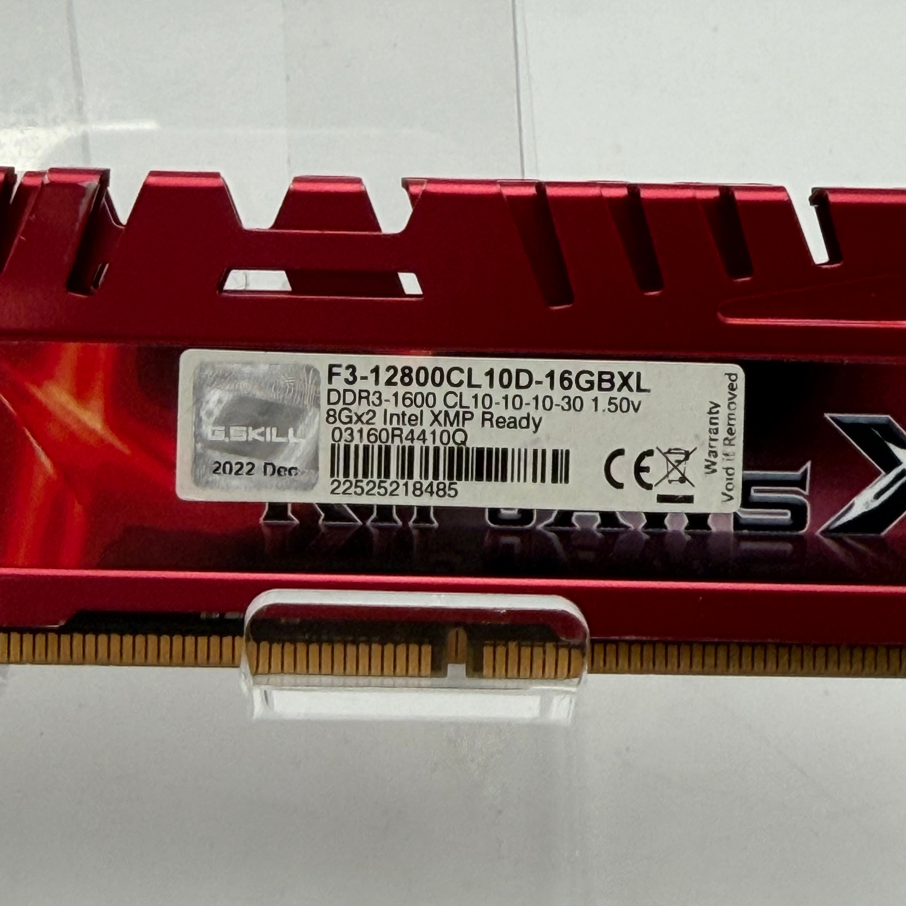 G.SKILL RipjawsX Series (Intel XMP) DDR3 RAM 16GB (2x8GB) 16GBXL