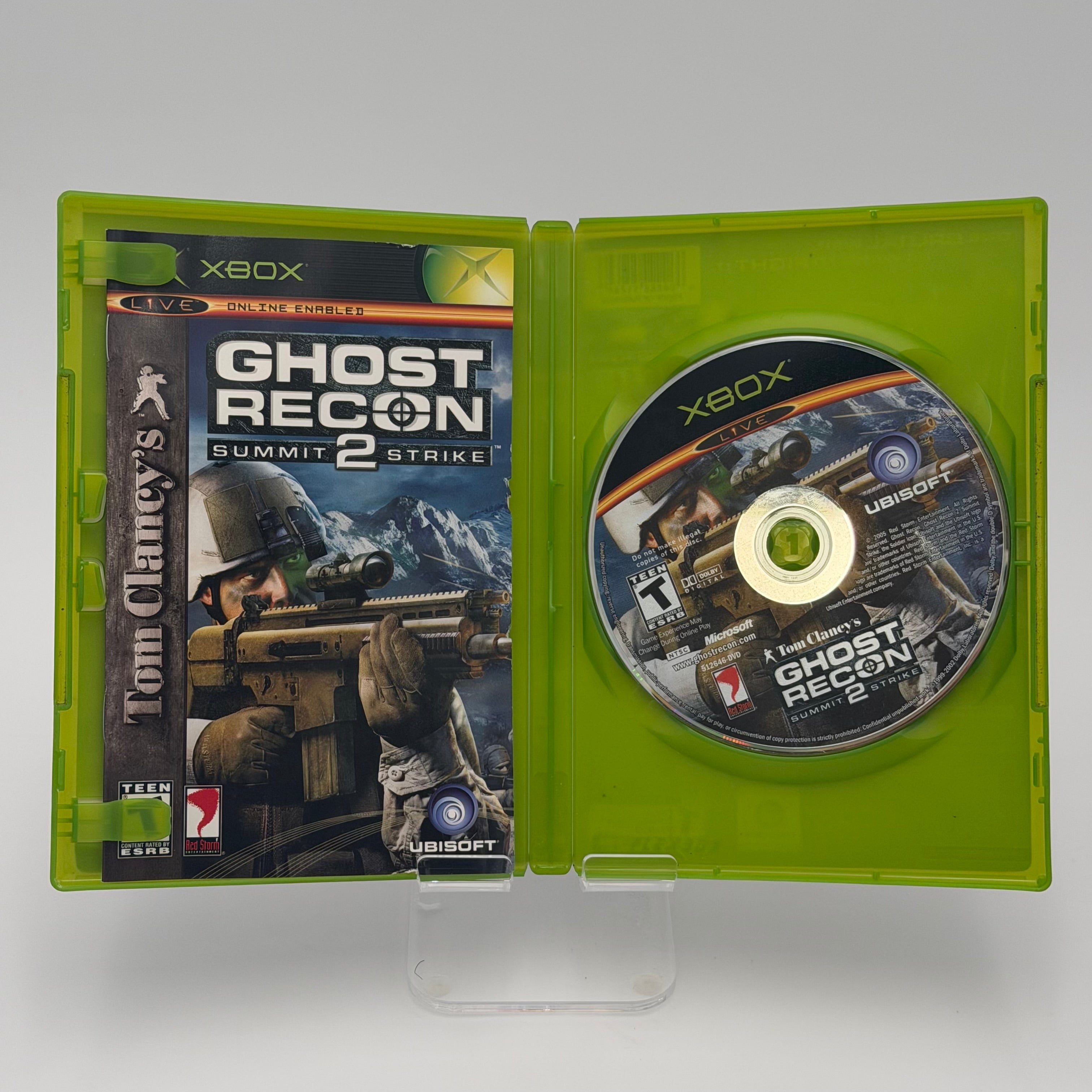 Tom Clancy's Ghost Recon 2: Summit Strike (Microsoft Xbox, 2005) - Complete