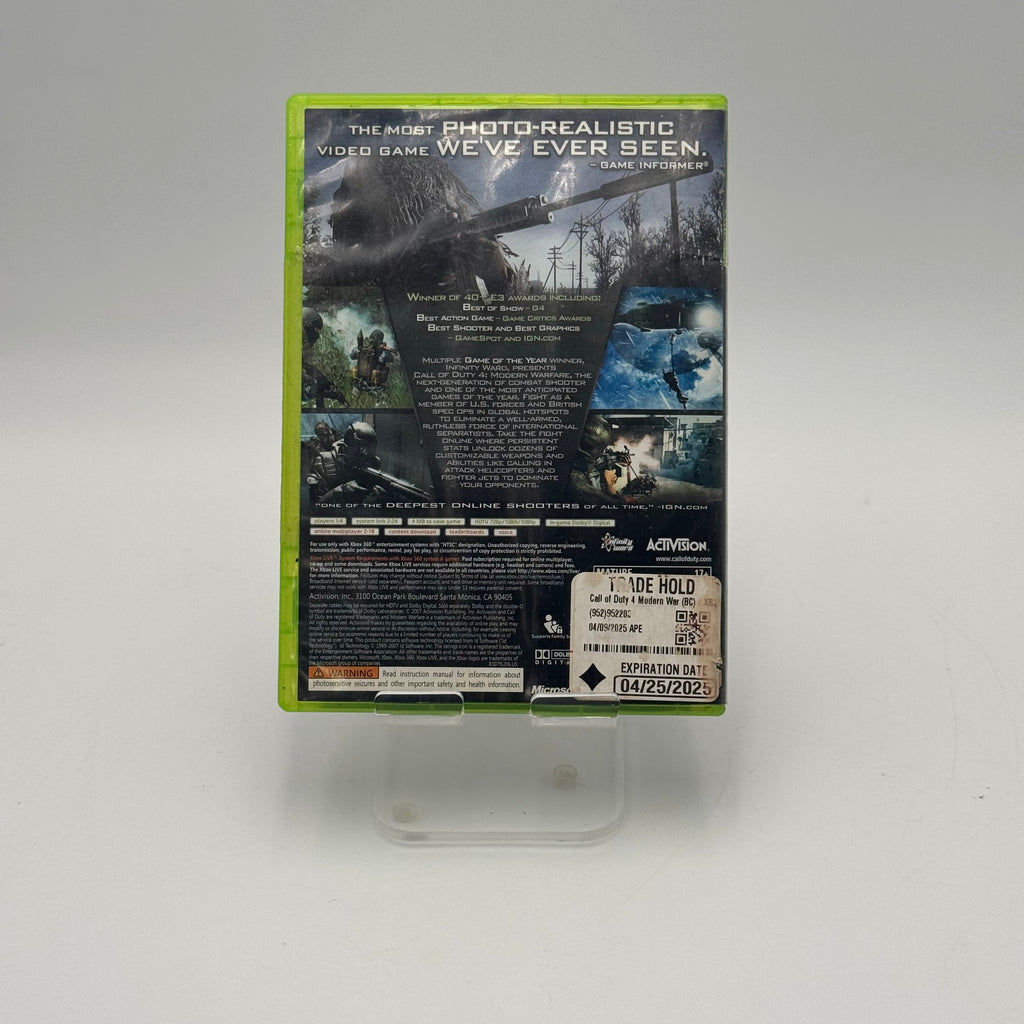 Microsoft Xbox 360 Call of Duty 4: Modern Warfare
