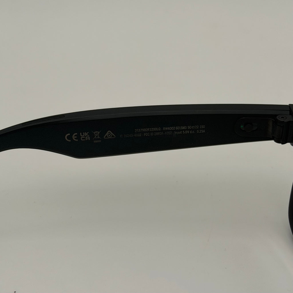 Ray-Ban Meta Wayfarer RW4006 Smart Glasses - Black, Used