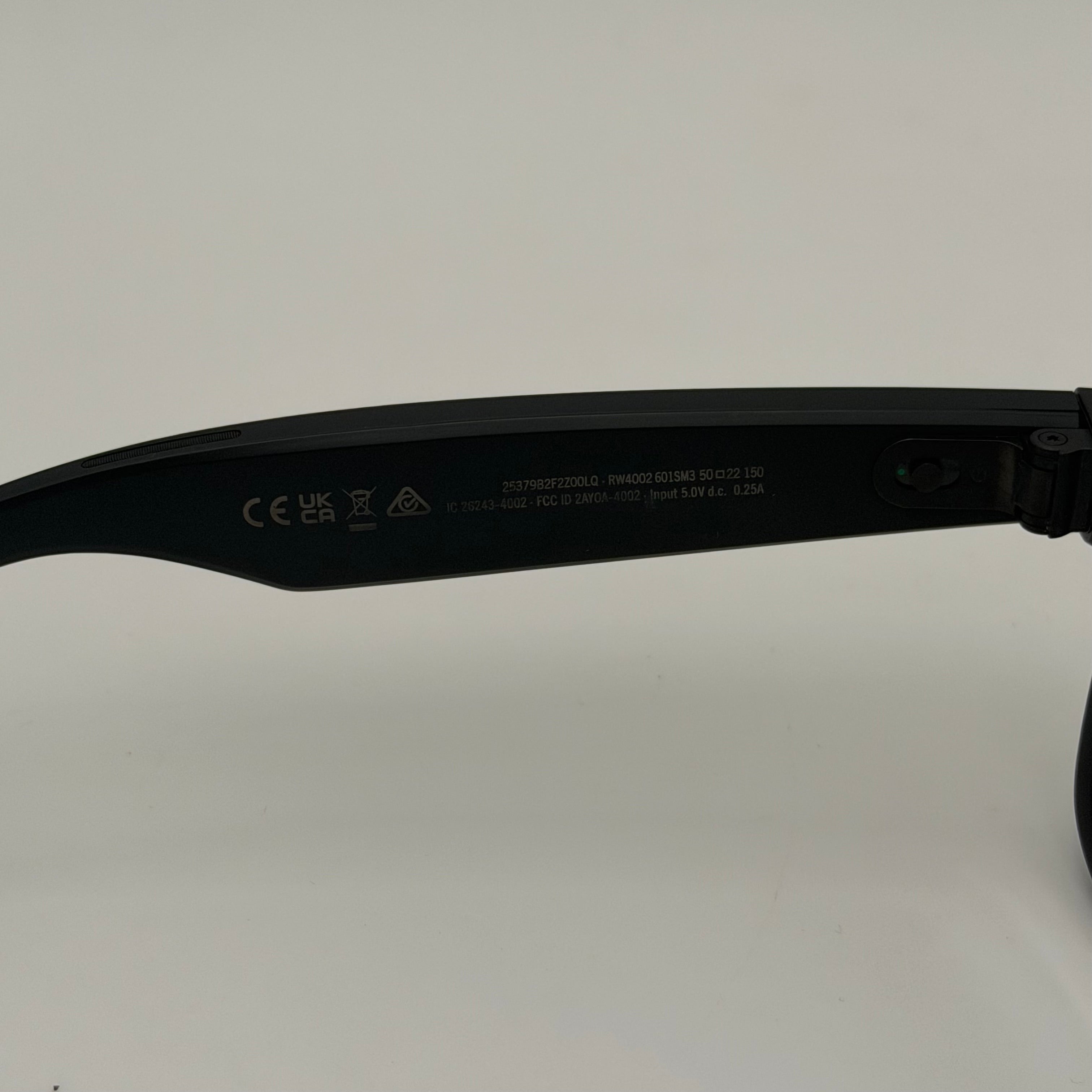 Ray-Ban Meta Wayfarer RW4006 Smart Glasses - Black, Used