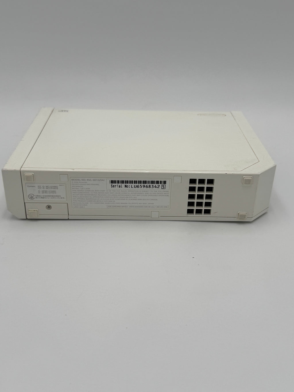Nintendo Wii RVL-001 2006 Video Game Console - White