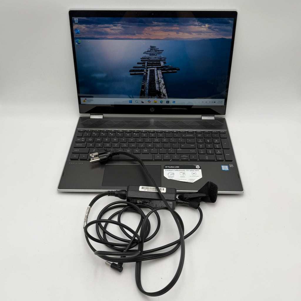 HP 15-cr0037wm Pavilion x360 15" Core i3 8GB RAM 128GB SSD - Read