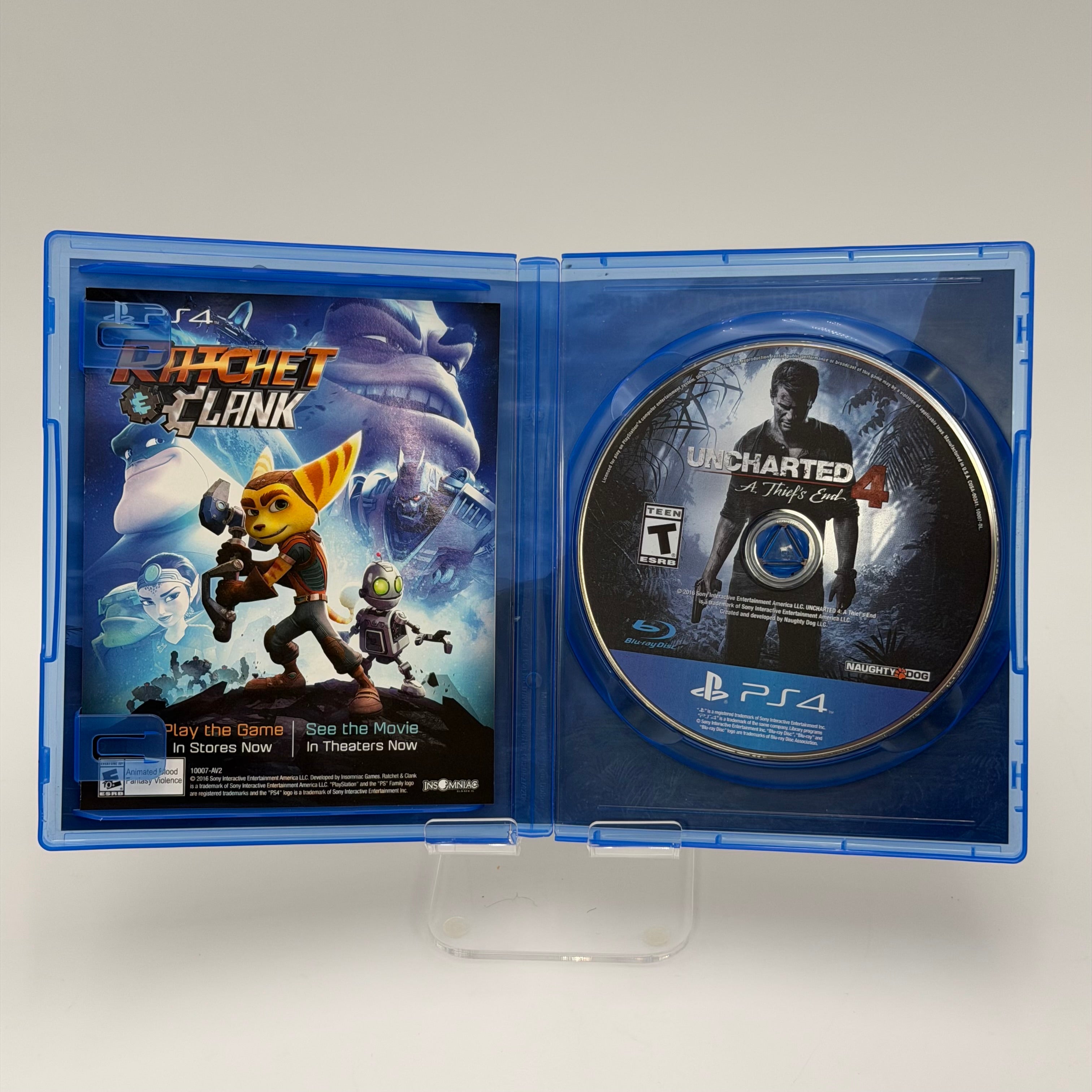 Uncharted 4: A Thief's End Sony Playstation 4 PS4 - Complete In Box