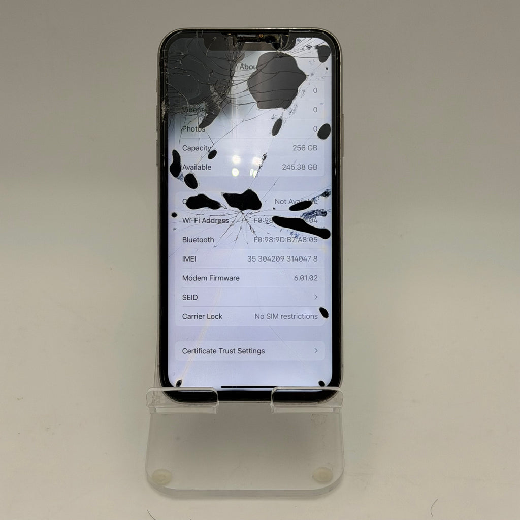 Apple iPhone X 64GB Black - Broken