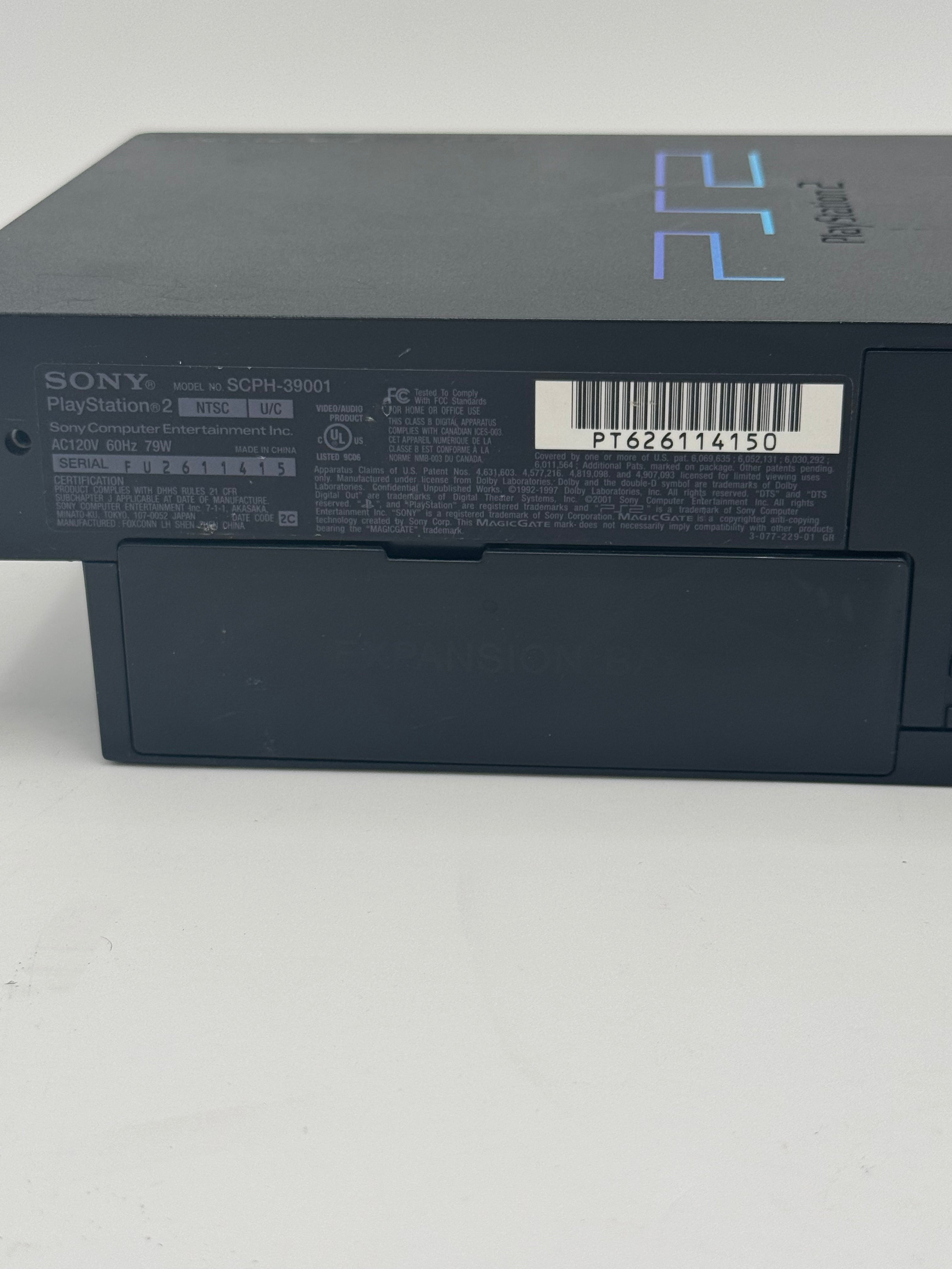 Sony PlayStation 2 Fat Console SCPH-39001 w/ Power Cord, RCA, One Controller