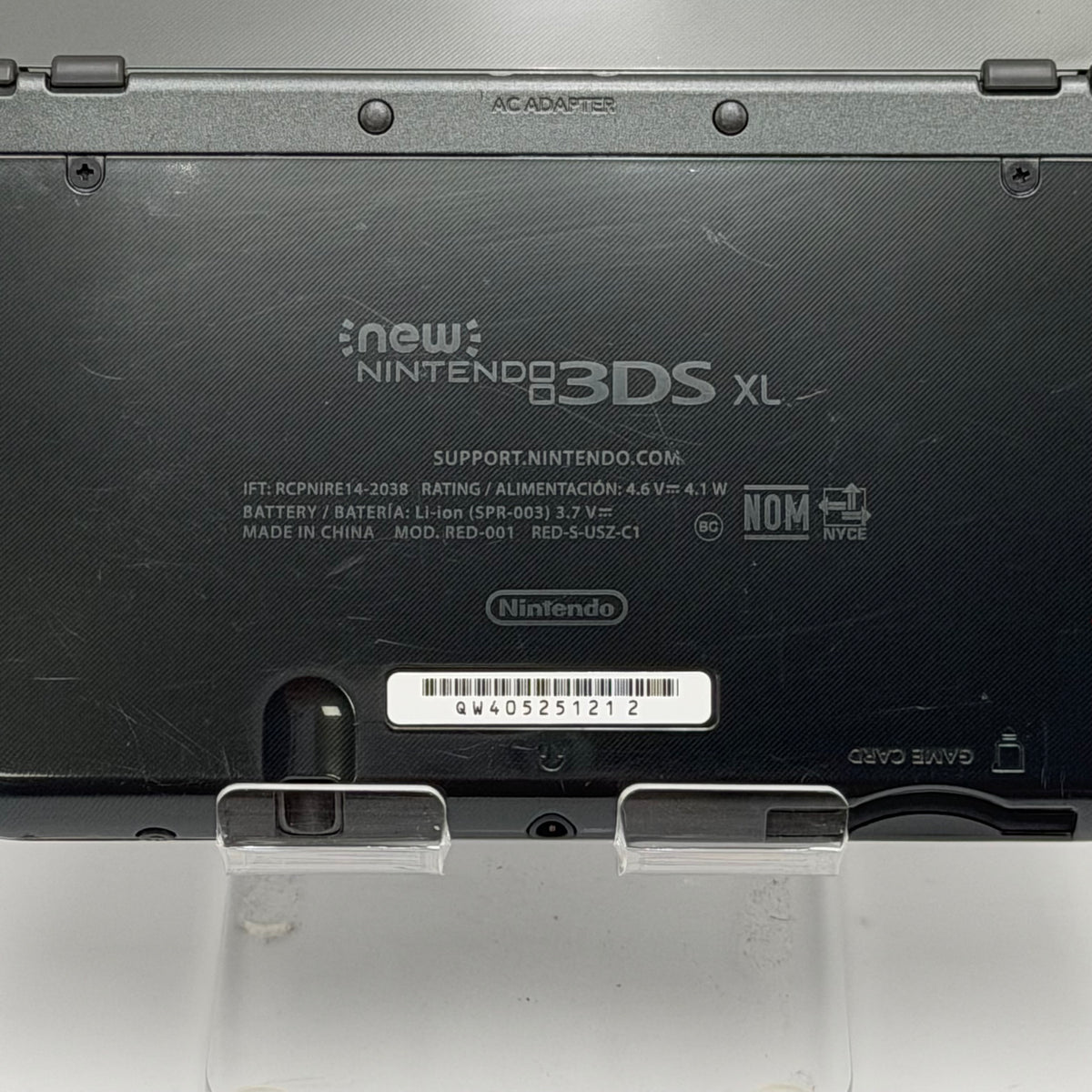 Nintendo New 3DS XL (RED-001) 2014 Black - Broken