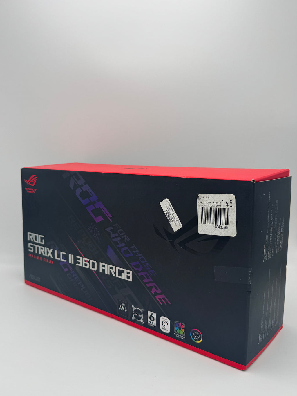 ROG STRIX LC II 360 ARGB CPU Liquid Cooler Black