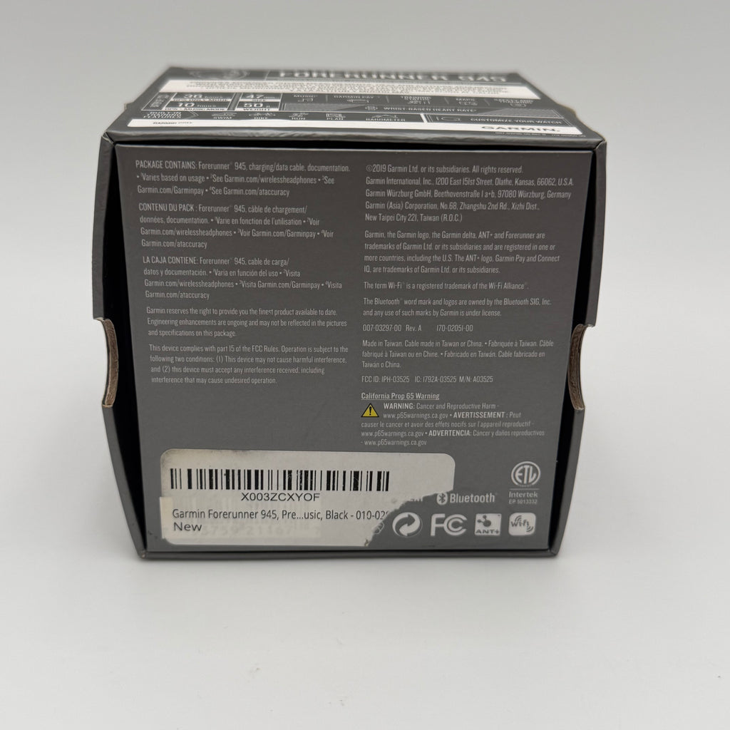 Garmin Forerunner 945 GPS Running Heartrate Watch Black
