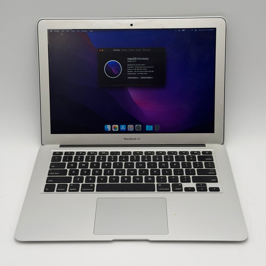 Apple MacBook Air 13" A1466 2017 13-inch 8GB RAM 128GB SSD Silver