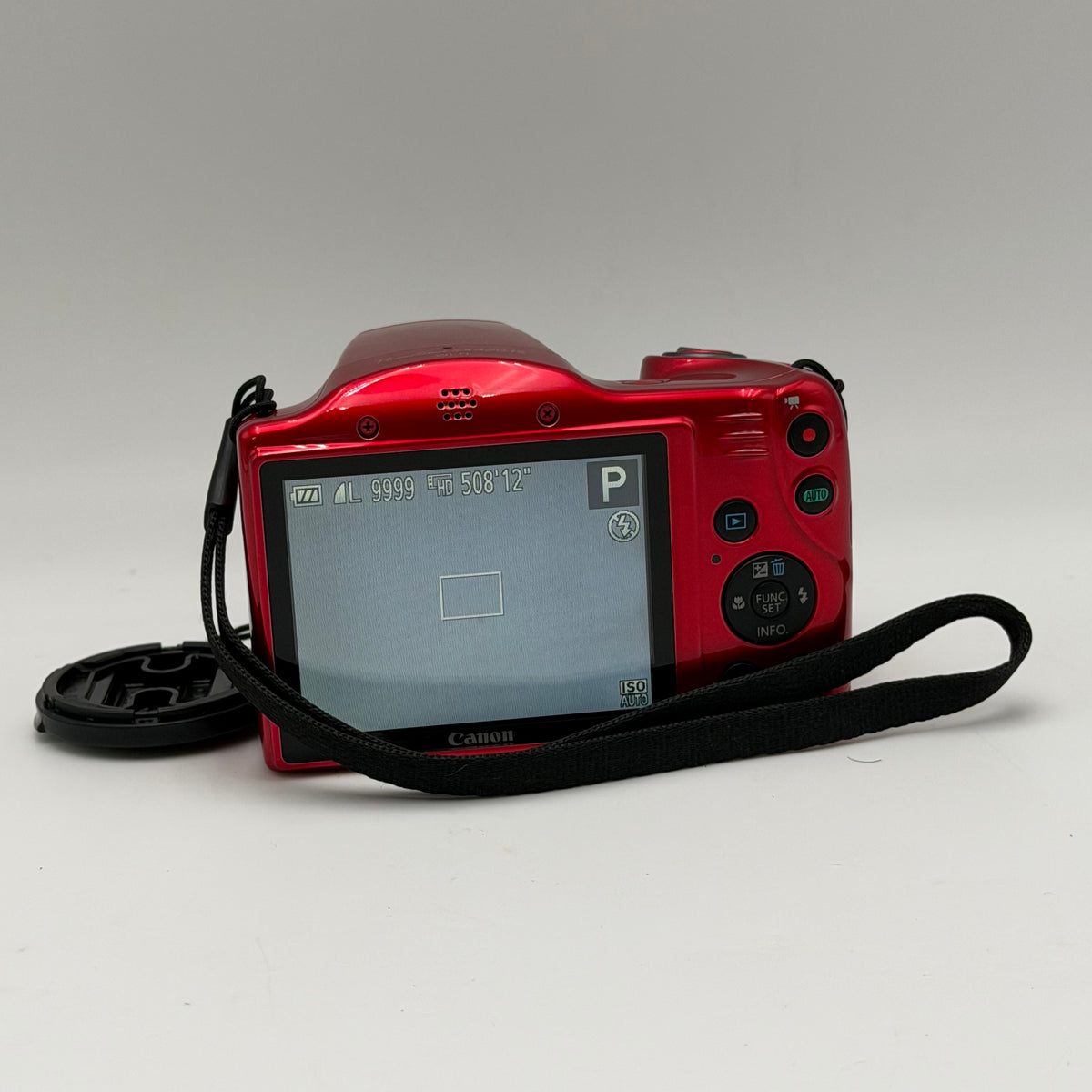 Canon PowerShot SX420 IS Digital Camera Red Used - A