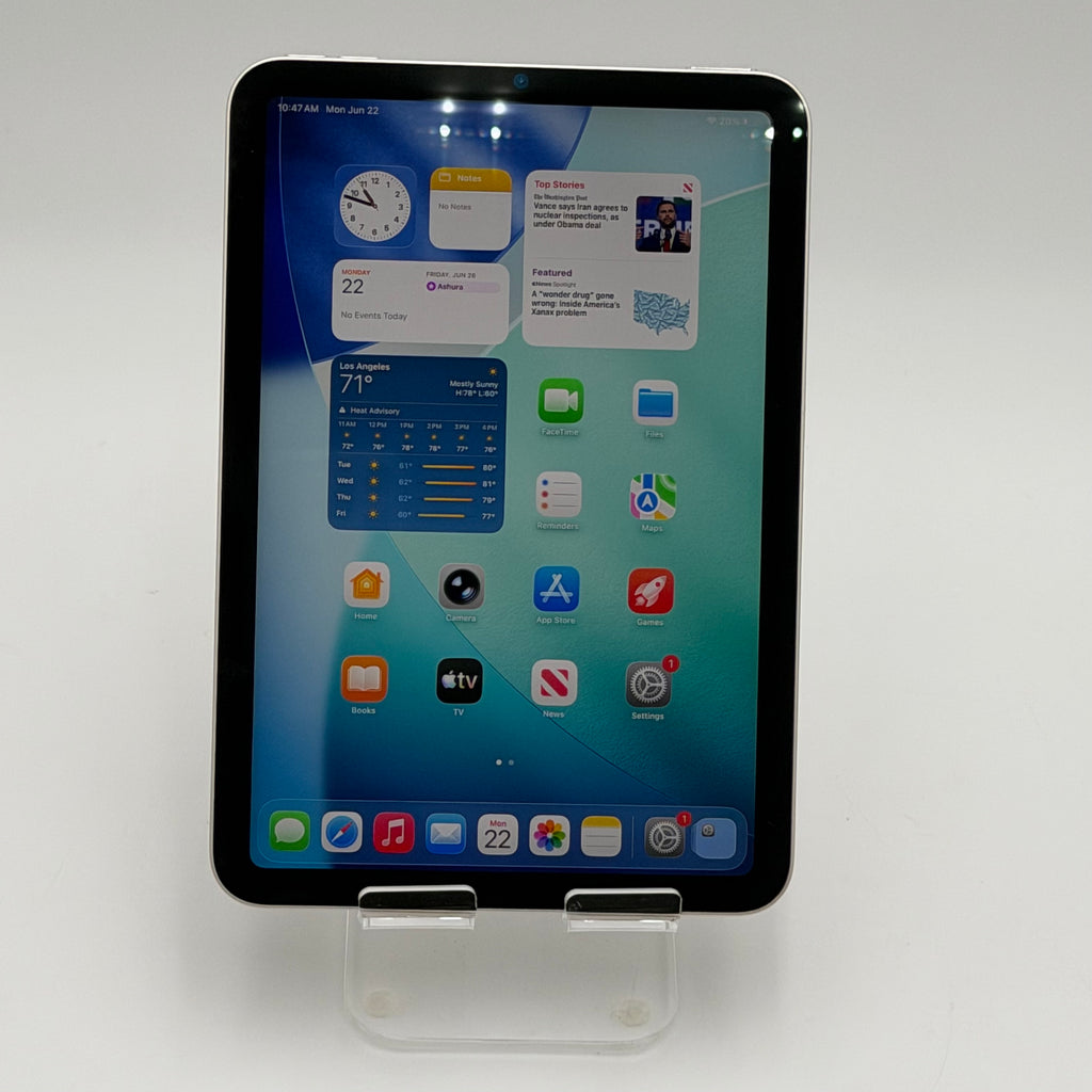 Apple iPad mini (6th Generation) A2567 64 GB, Wi-Fi Only, 8.3 in - Space Gray