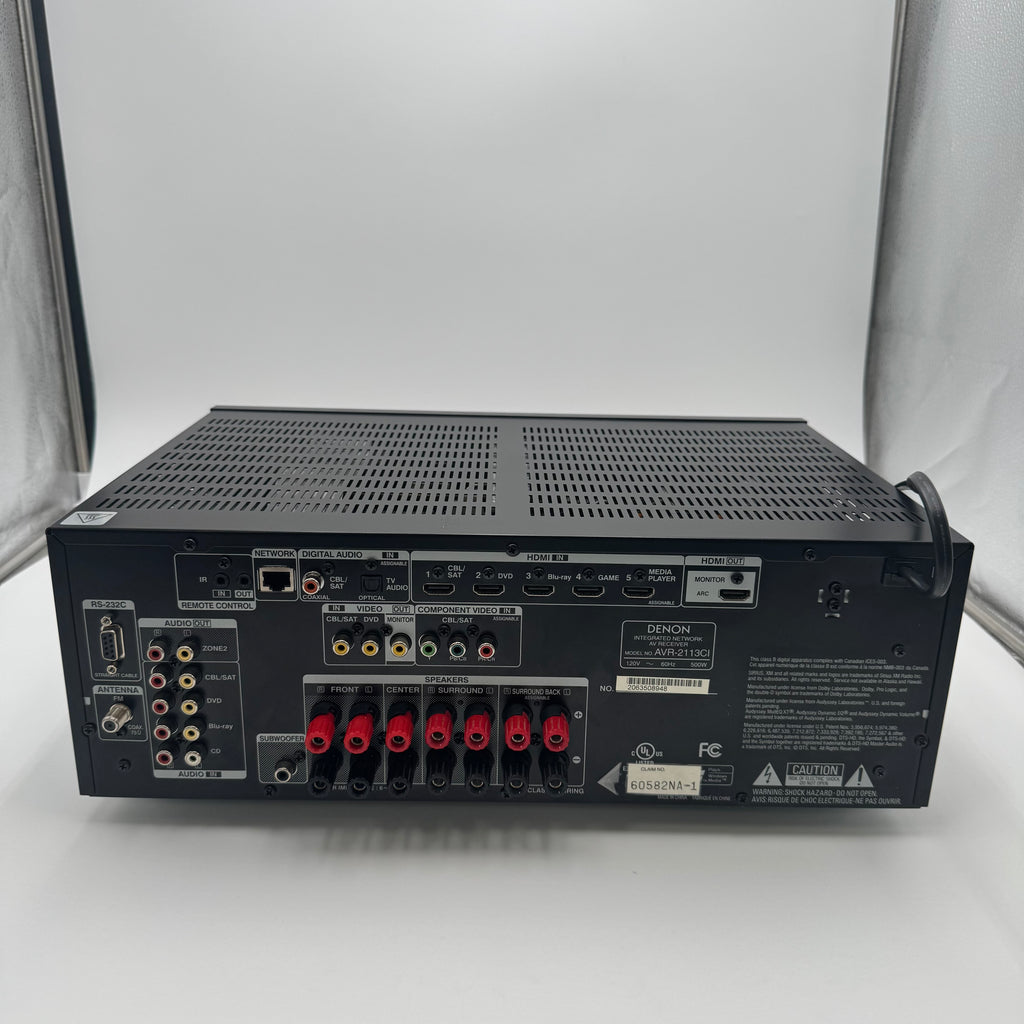 Denon AVR-2113CI 7.2 Channel Home Theater Surround Sound Network Receiver
