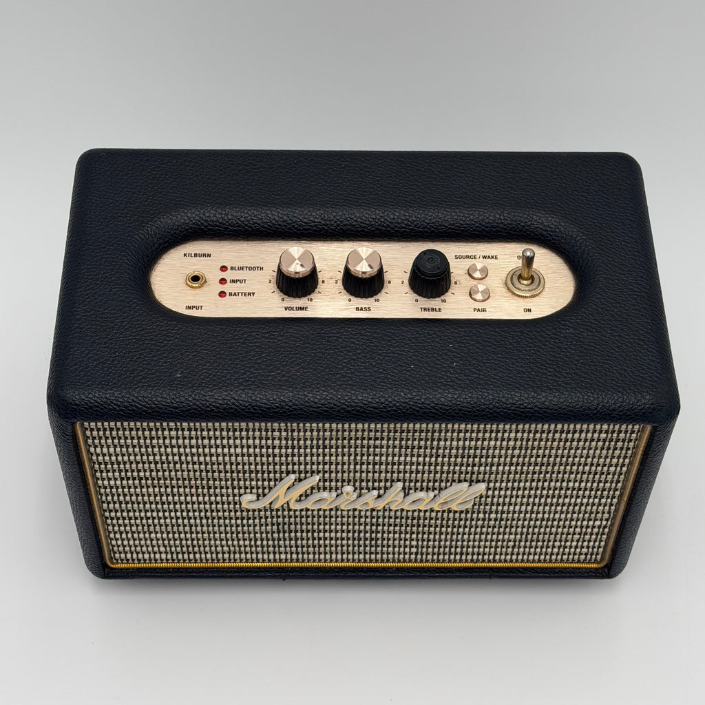 Marshall Kilburn 1st Gen Authentic Portable Bluetooth Speaker Black/Gold Tested