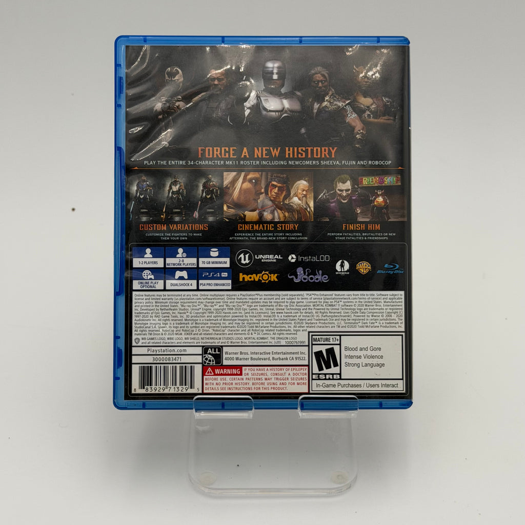 Mortal Kombat 11 Aftermath Kollection (Sony PlayStation 4, 2020) - Complete