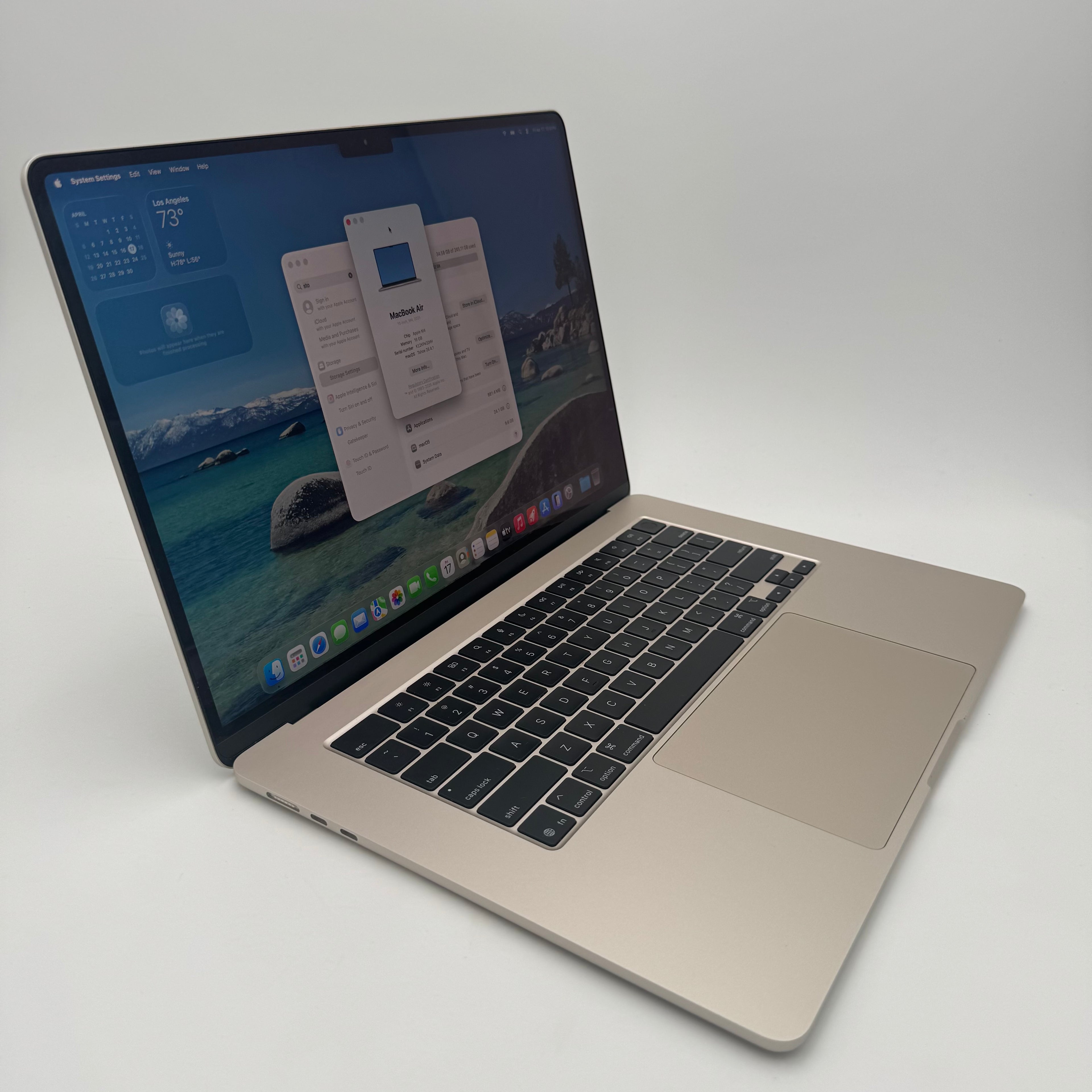 Apple MacBook Air 13-inch M4 A3240 2025 16GB RAM 256GB Silver Used - A