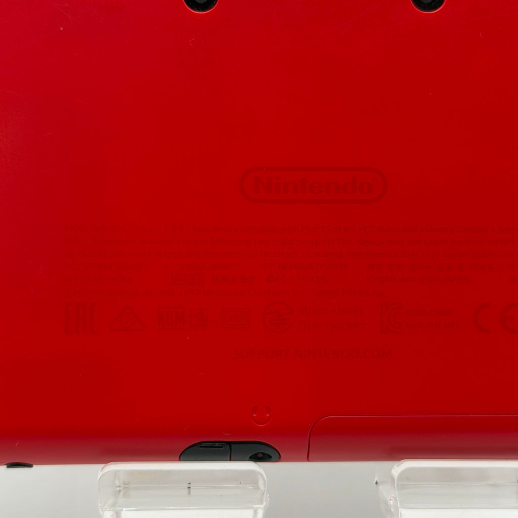 Nintendo New 2DS XL LL Pokemon Monster Ball Edition Red White Japan