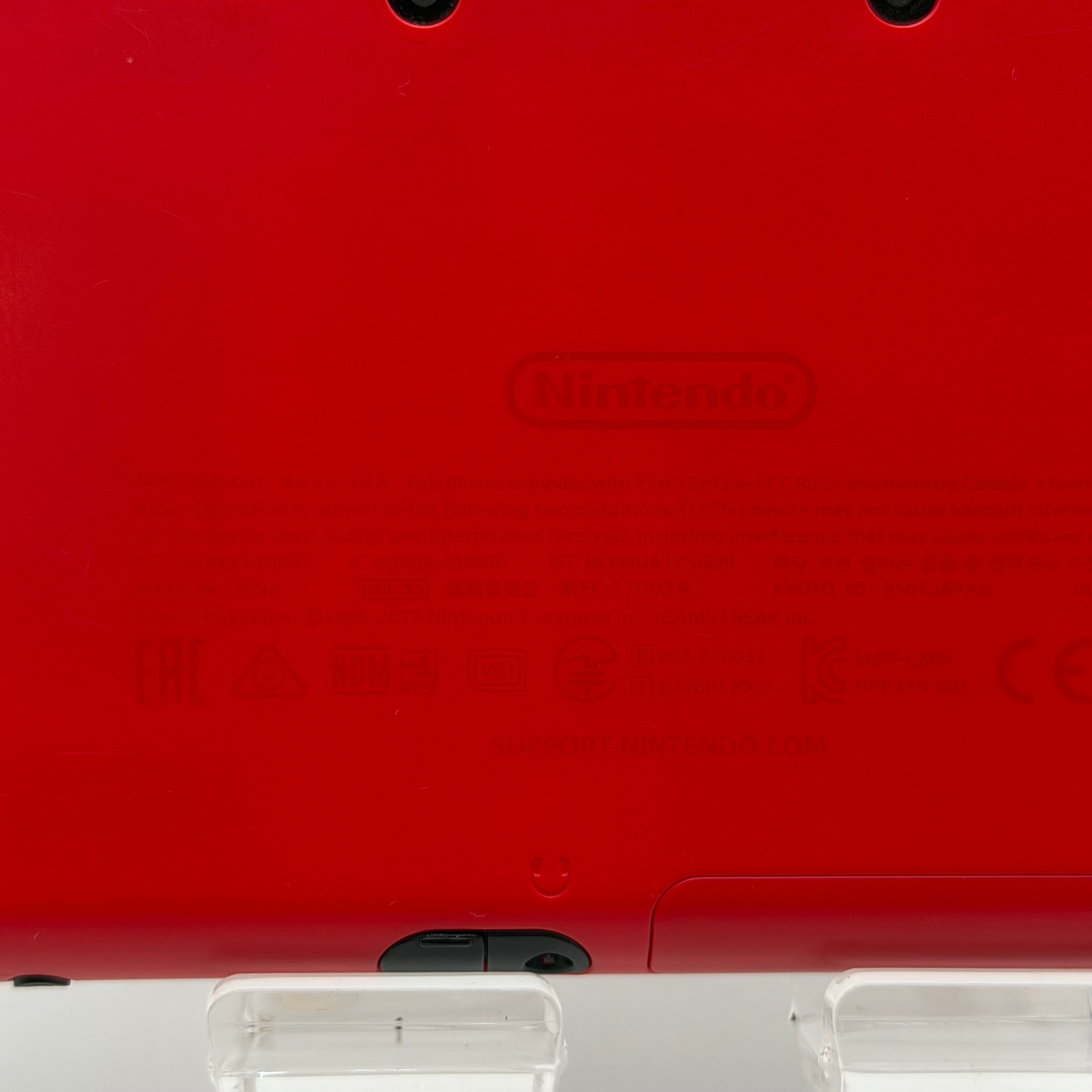 Nintendo New 2DS XL LL Pokemon Monster Ball Edition Red White Japan