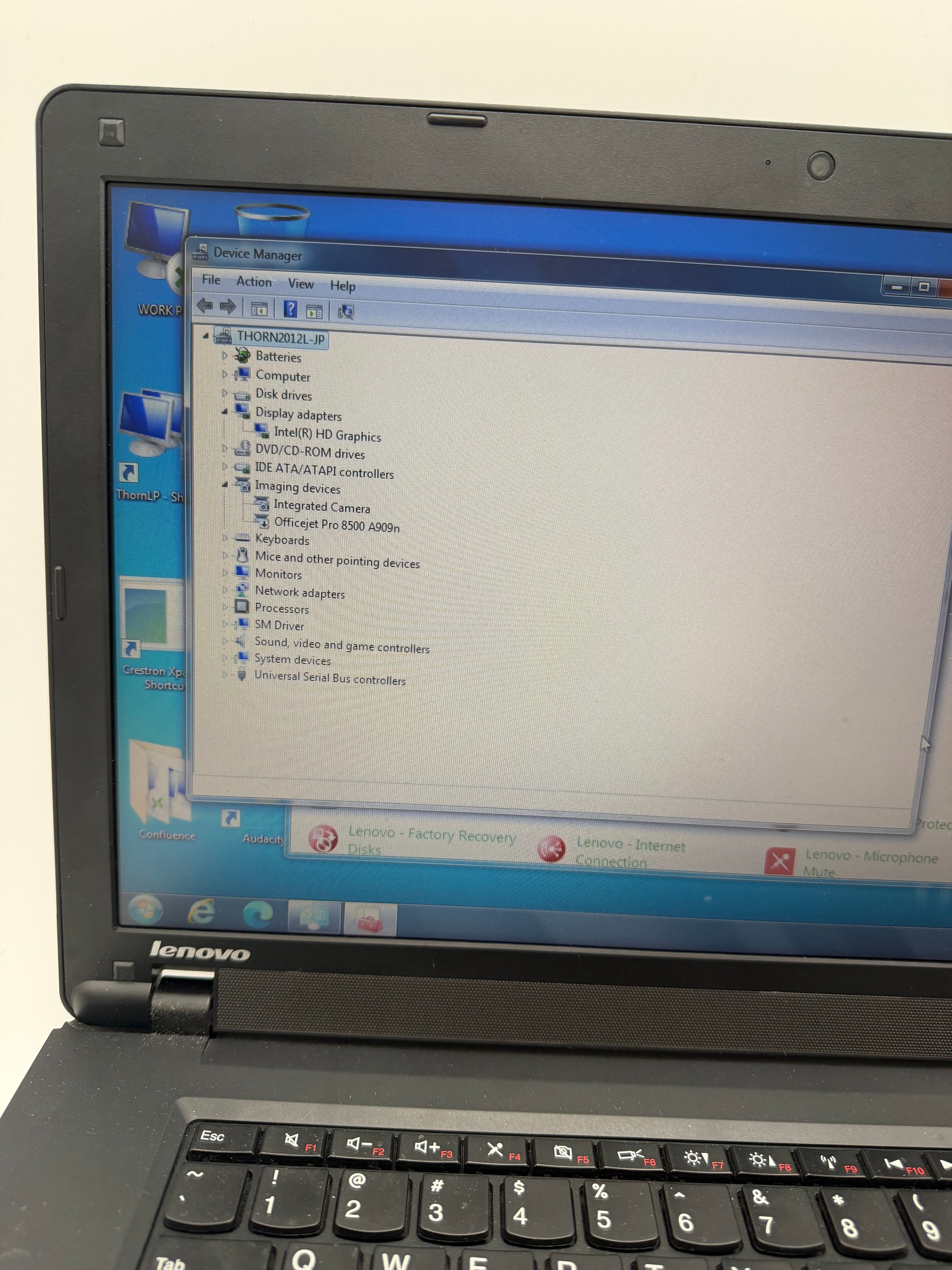 Lenovo ThinkPad Edge Laptop 15-inch Core i5 5th Gen 8GB RAM 500GB Black Broken