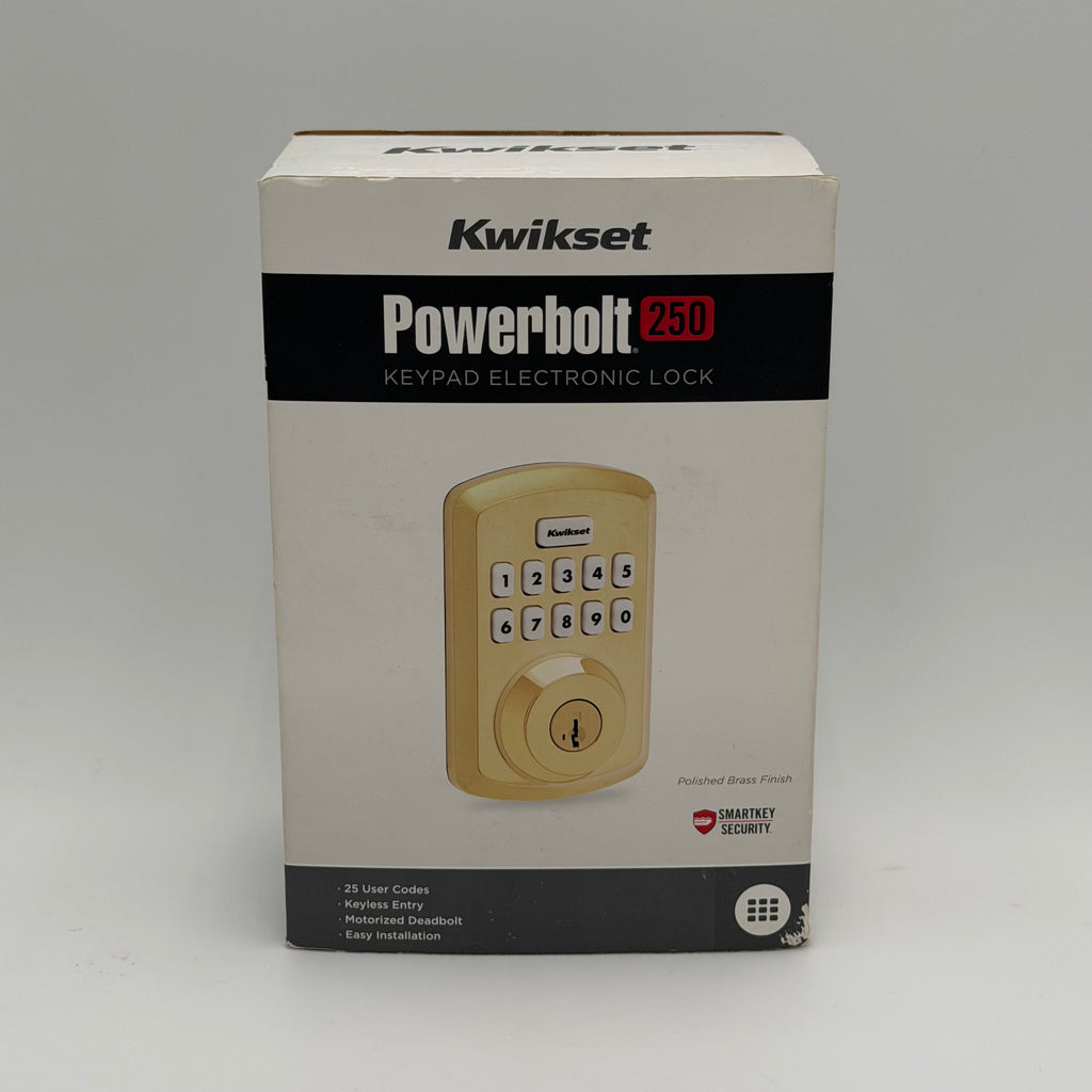 Kiwikset Powerbolt 250 Smart Lock - Gold - New In Box