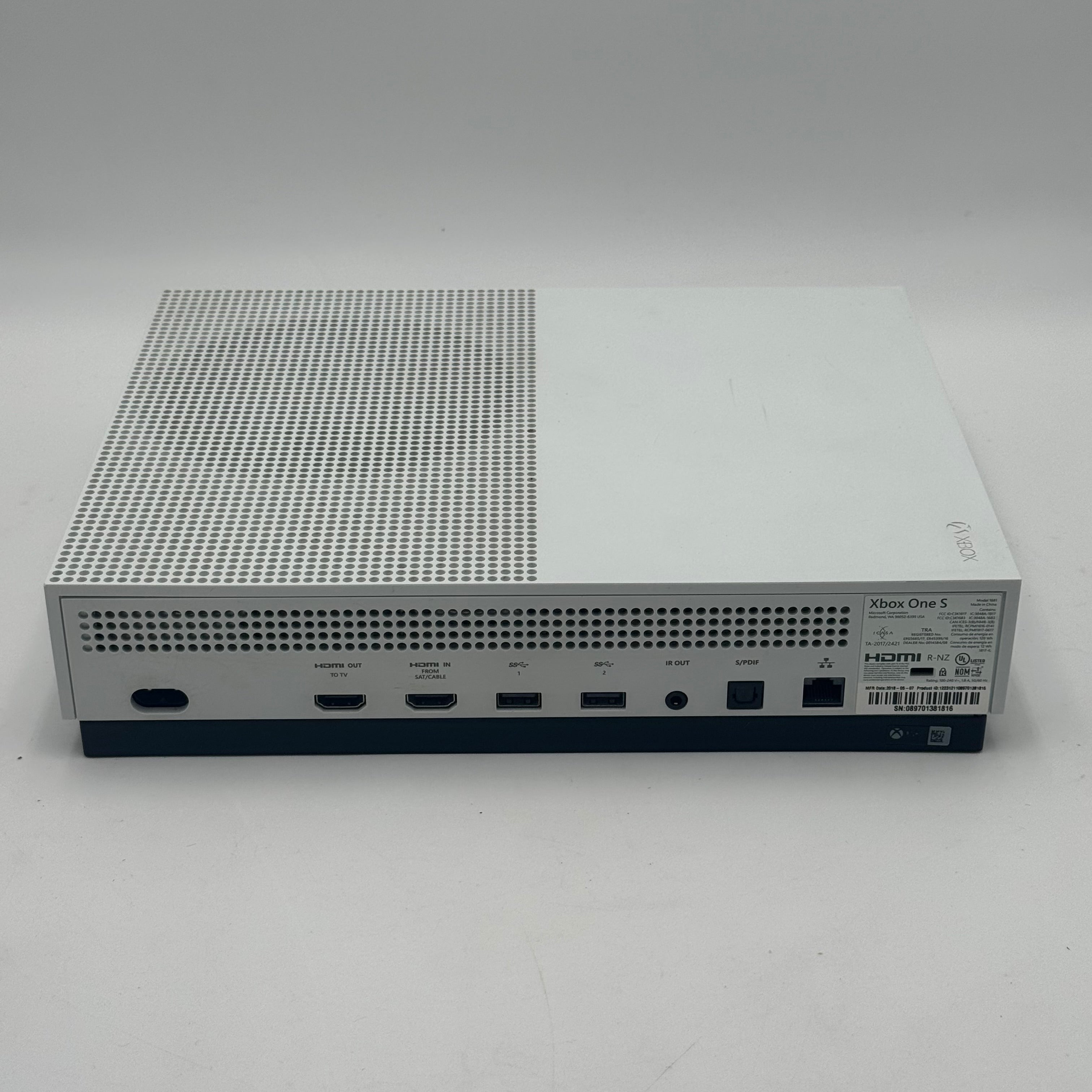 Microsoft Xbox One S 1681 2016 500GB White Console - Tested/Working