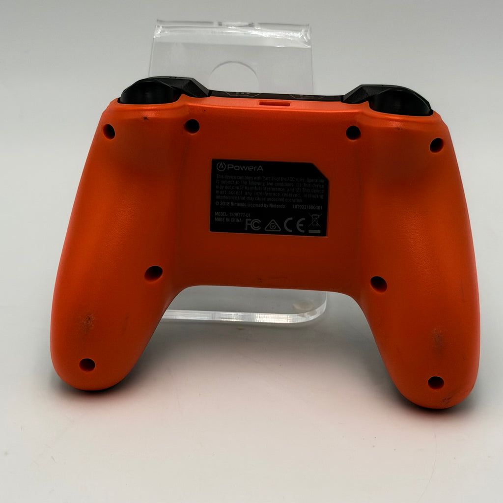 PowerA Nintendo Switch Enhanced Wired Controller Black Orange