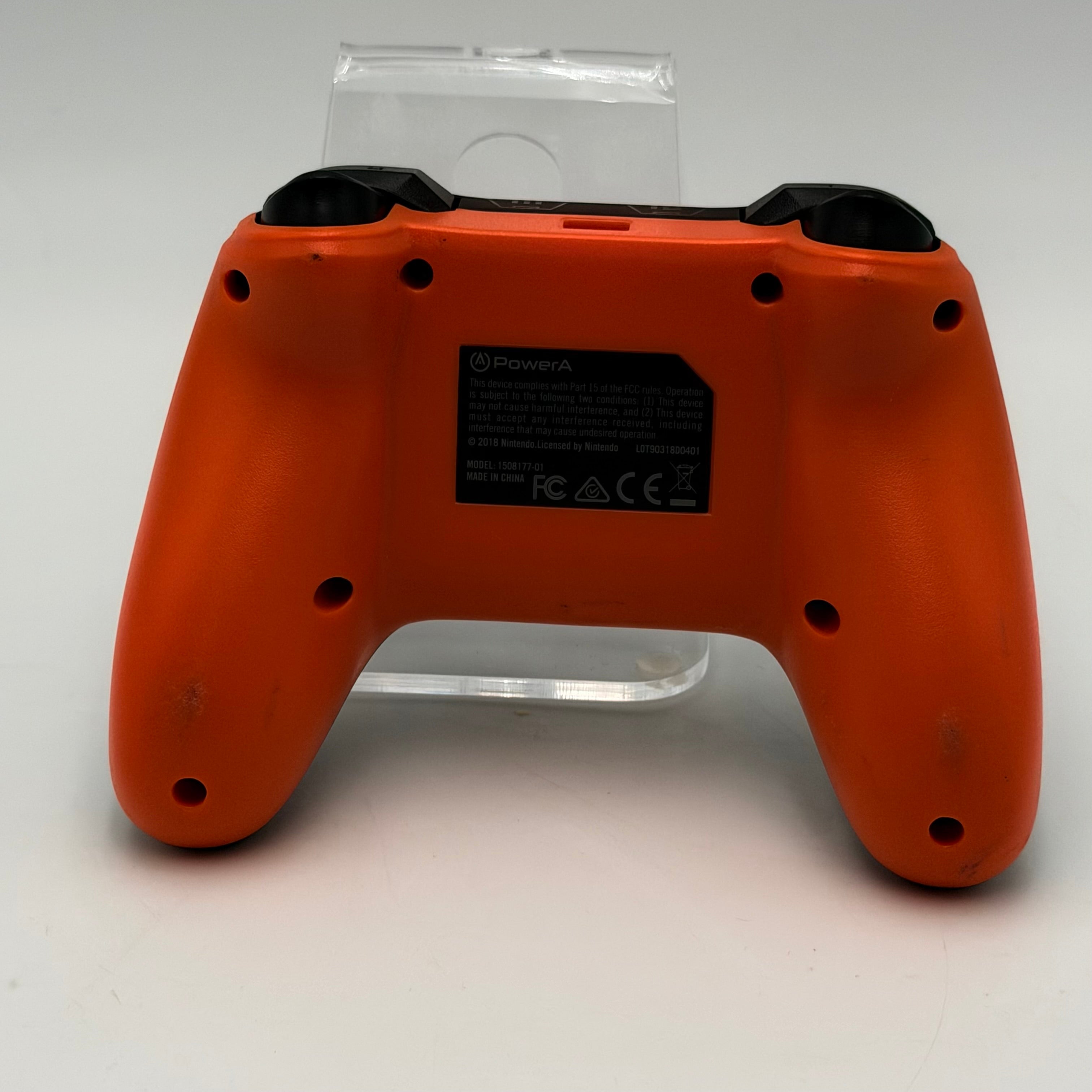 PowerA Nintendo Switch Enhanced Wired Controller Black Orange