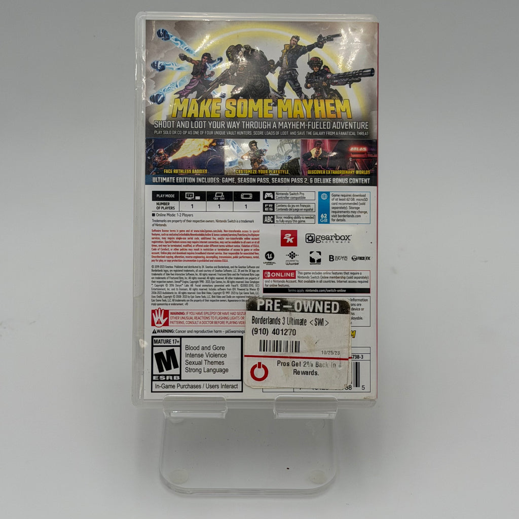 Nintendo Switch Borderlands 3: Ultimate Edition Video Game