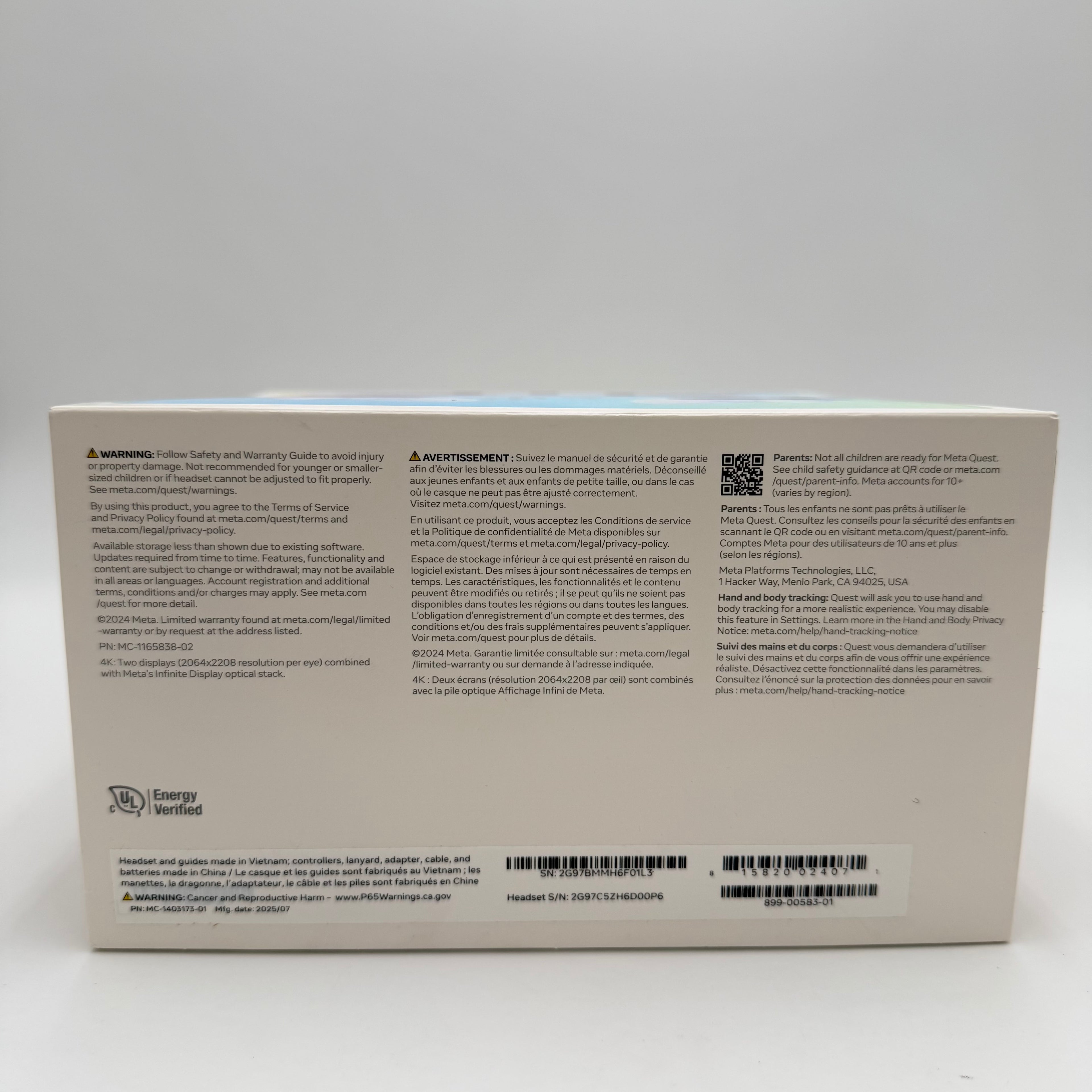 Meta Quest 3 512GB VR Headset - White FREE SHIPPING