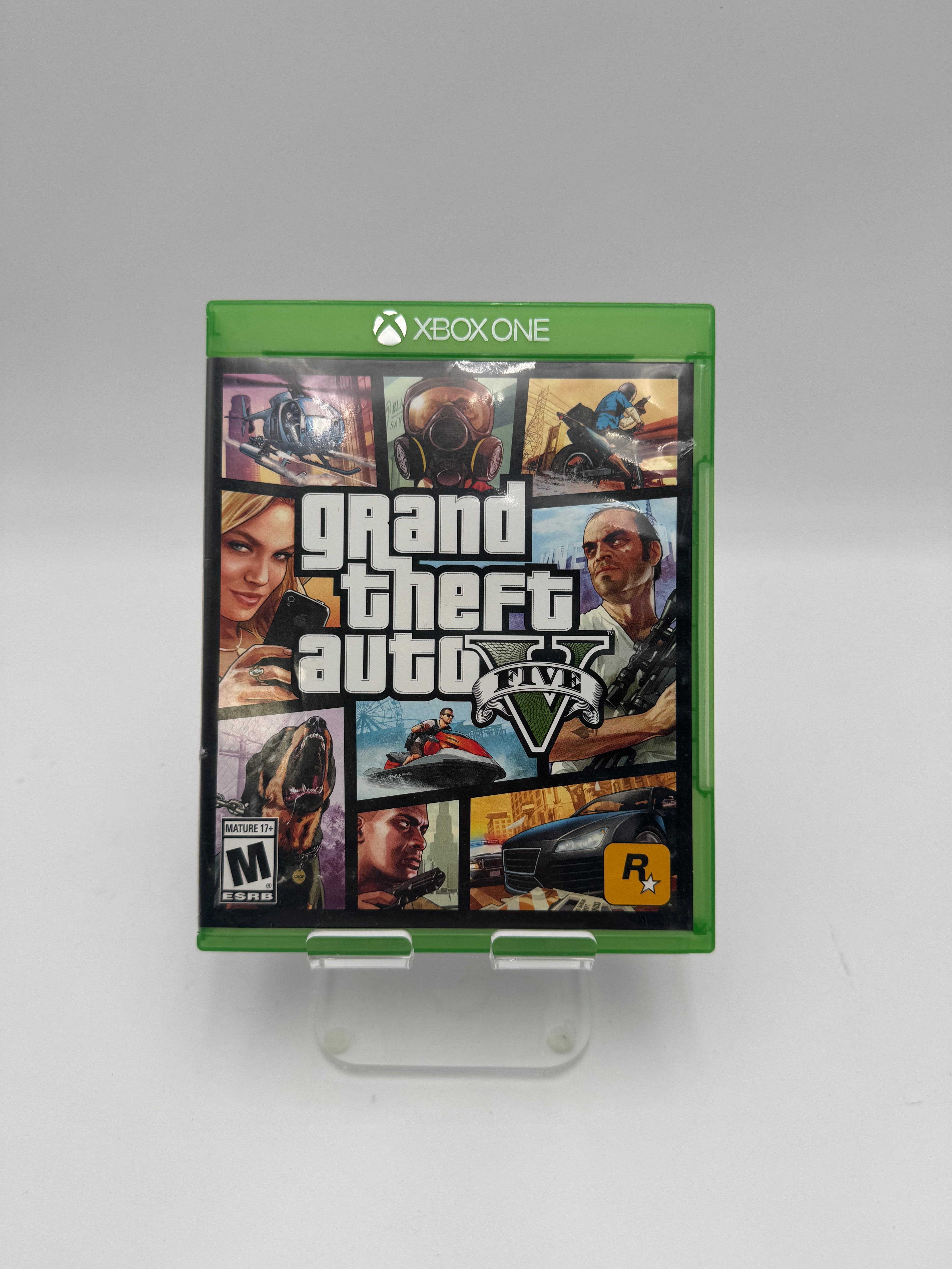 Xbox One Grand Theft Auto V Video Game Used - A Green